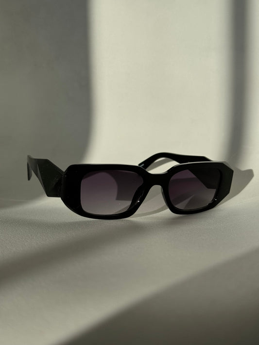 Tammy Square & Geo Sunglasses In Black