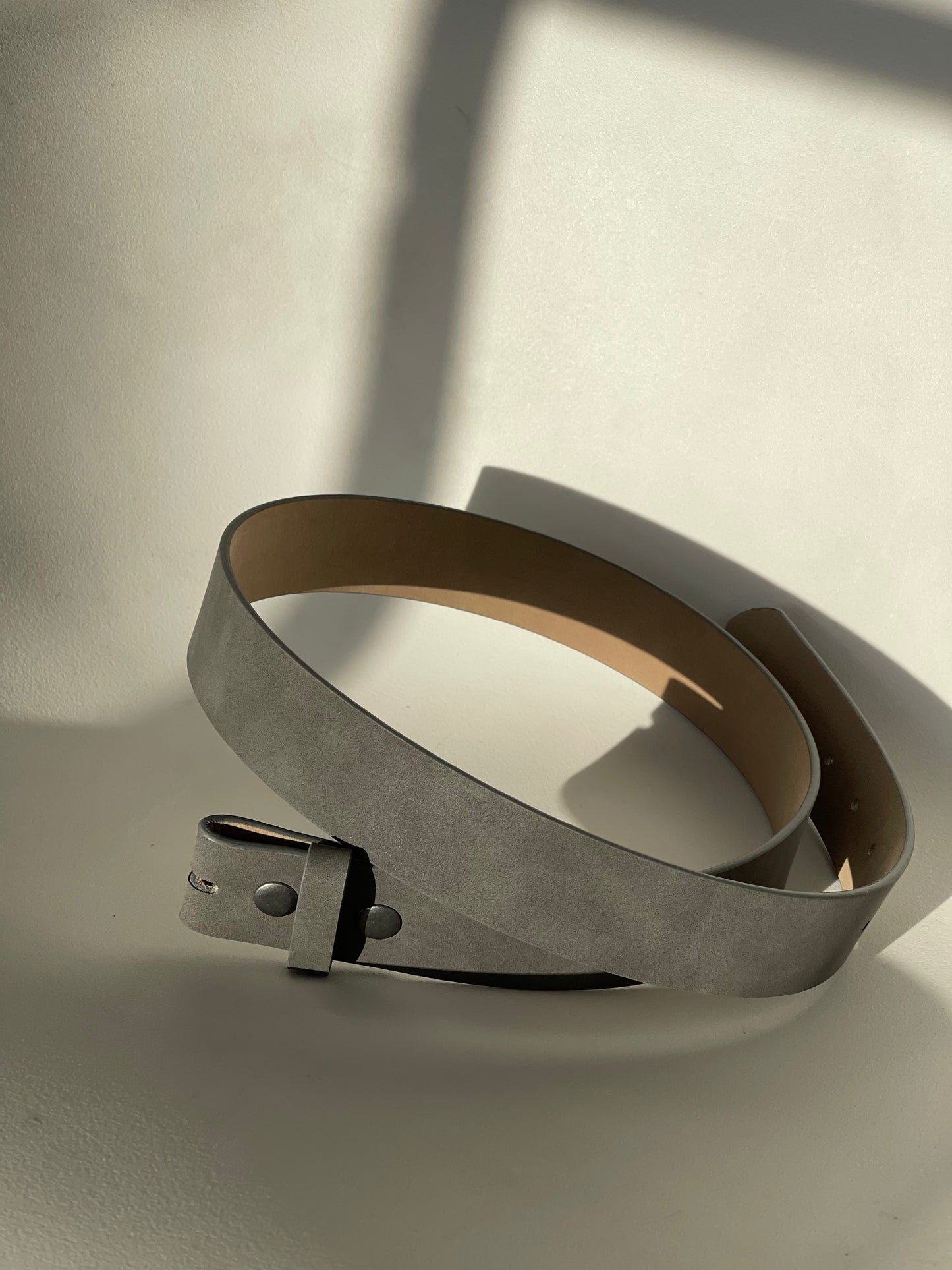 Myers Classic Belt Buckle Belt In Grey