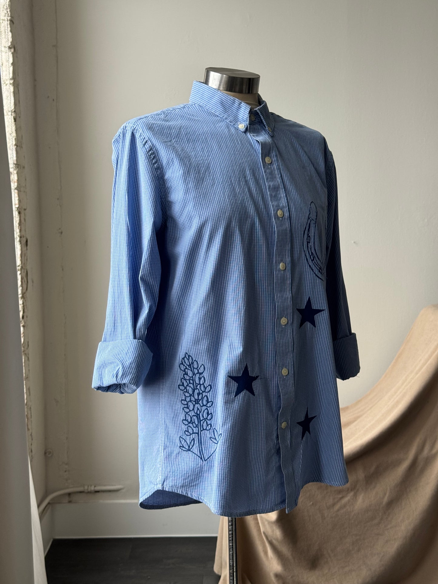 Jaxson Handcrafted Embroidered Button Down