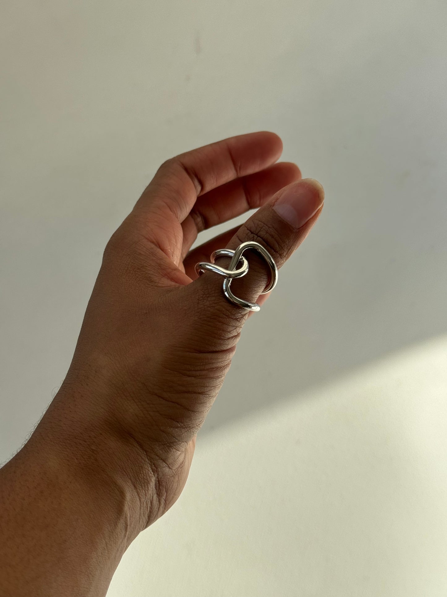 Fabian Infinity Ring In Silver
