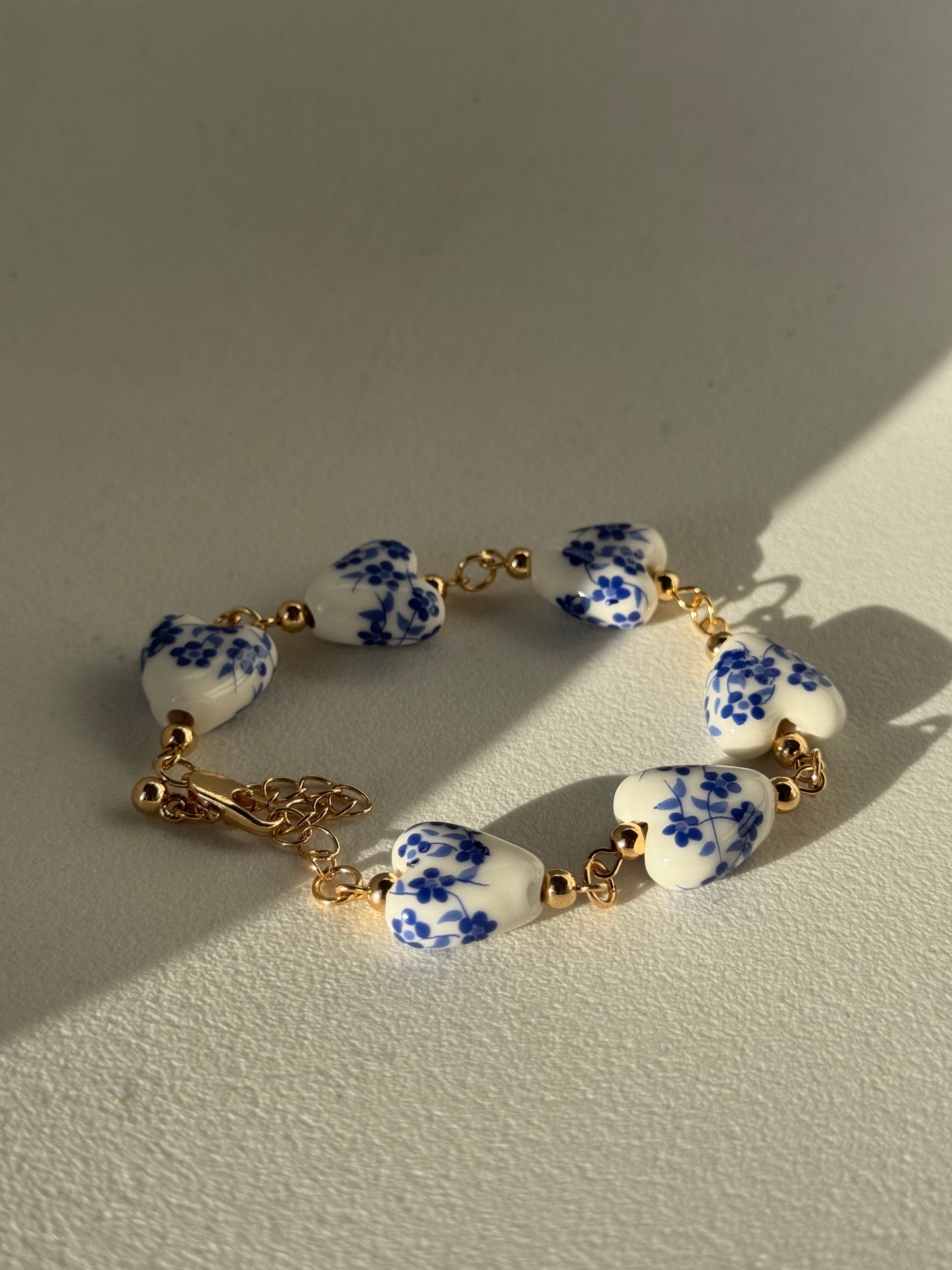 Chelsea China Glass Charm Bracelet