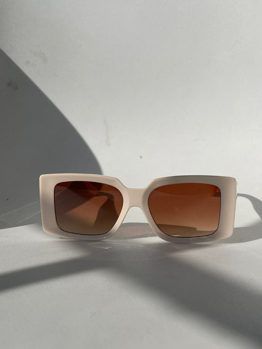 Celine Classic Square Sunglasses In Cream