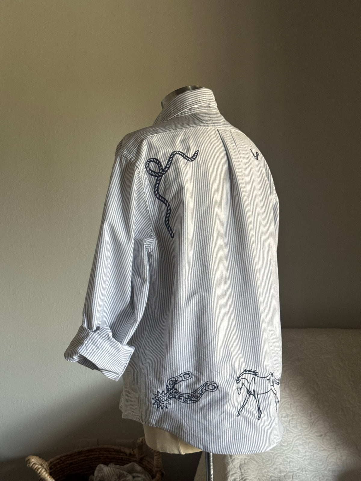Jaxson Handcrafted Embroidered Button Down