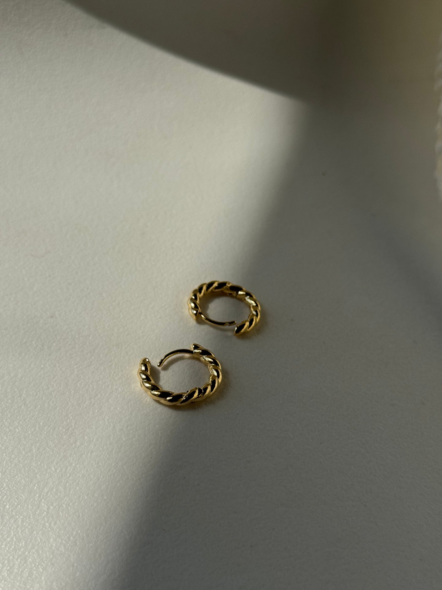 Cooper Classic Crescent Hug Hoop Earring In Gold