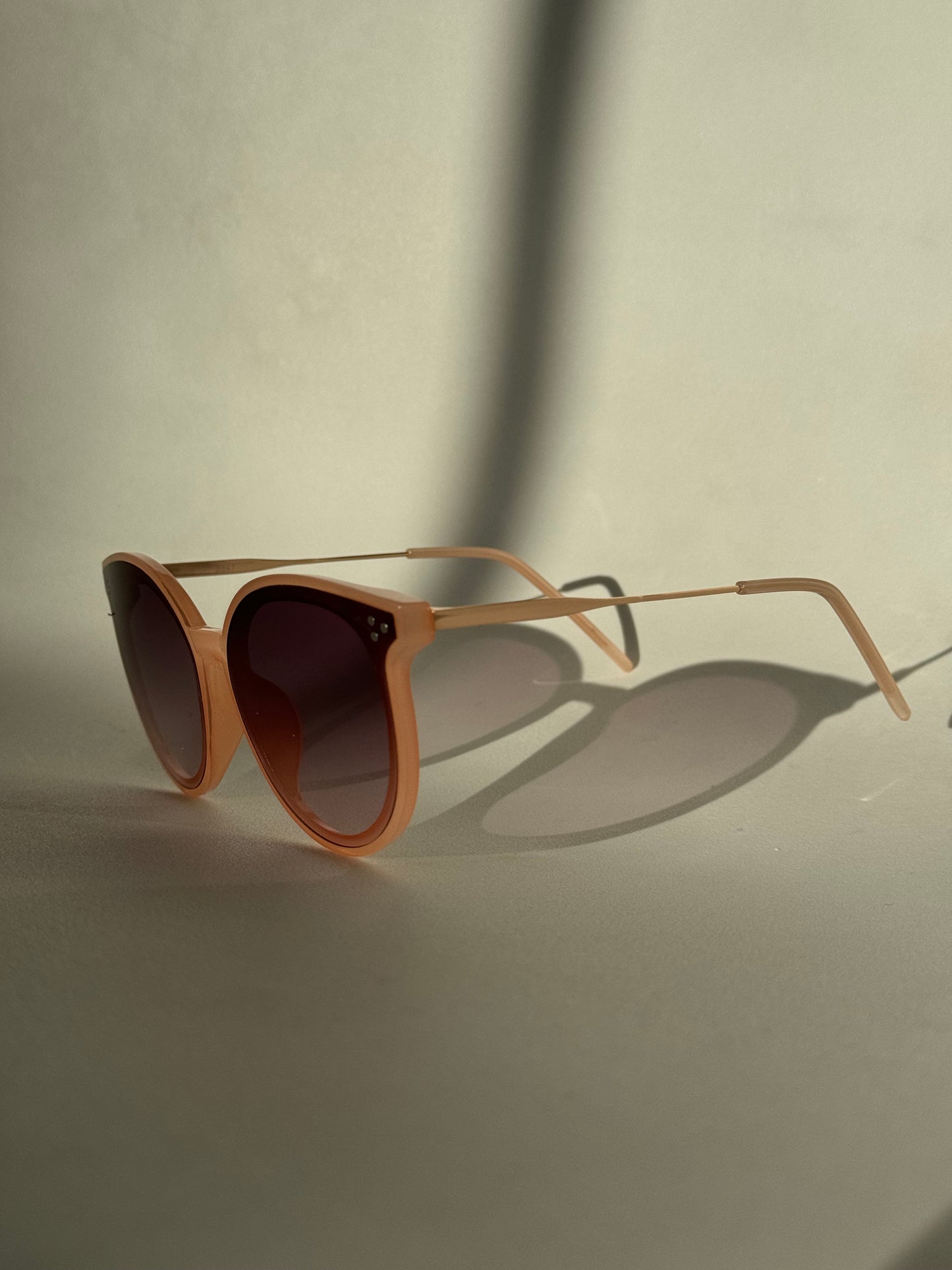 Patrick Tri Stud Sunglasses In Blush