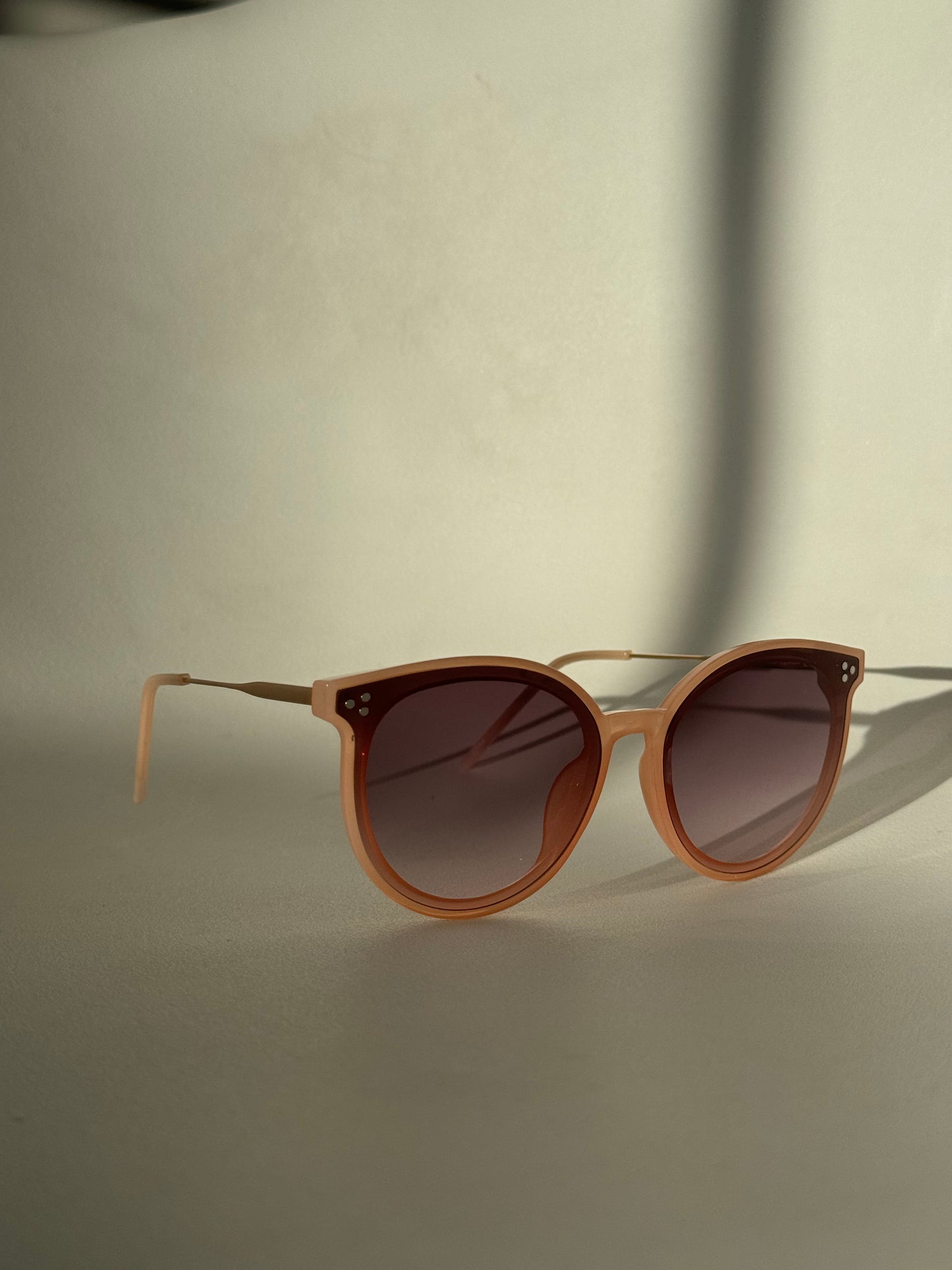 Patrick Tri Stud Sunglasses In Blush