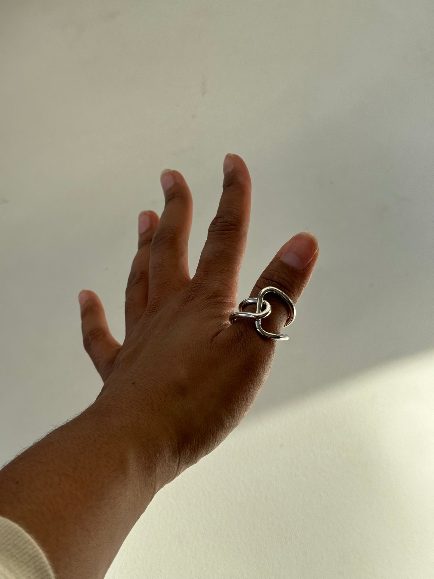 Fabian Infinity Ring In Silver