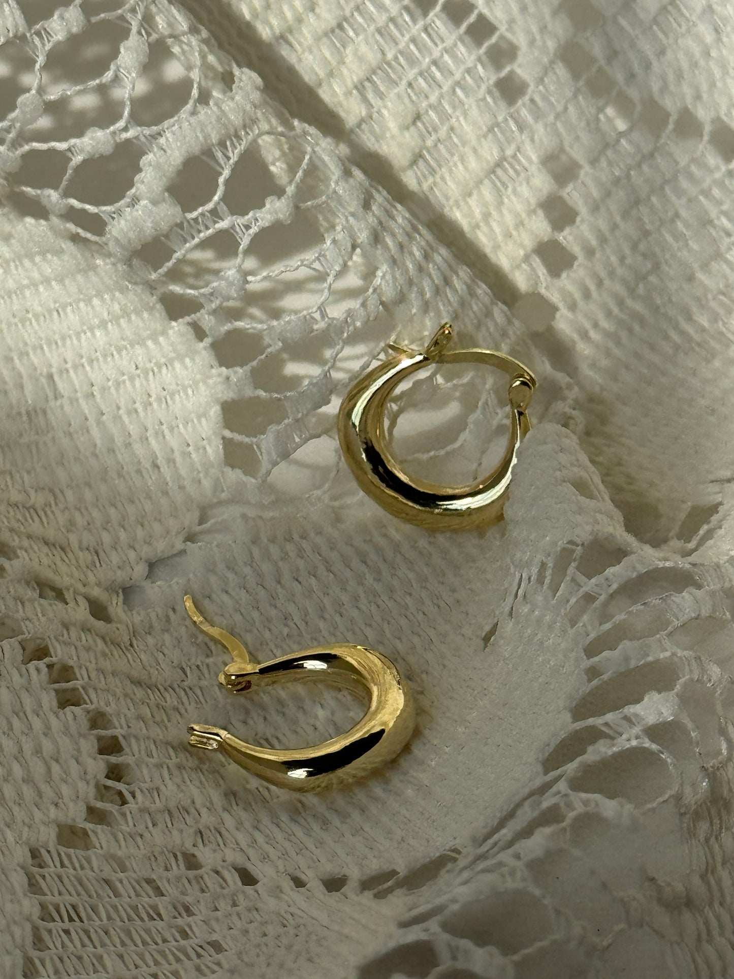 Thomas Classic Hoop Earring In Gold