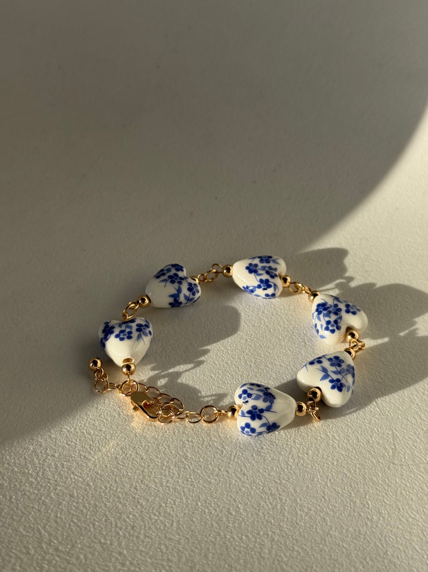 Chelsea China Glass Charm Bracelet