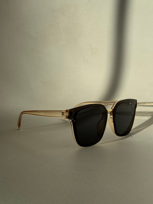 Kayla Sunglasses In Black Tangerine