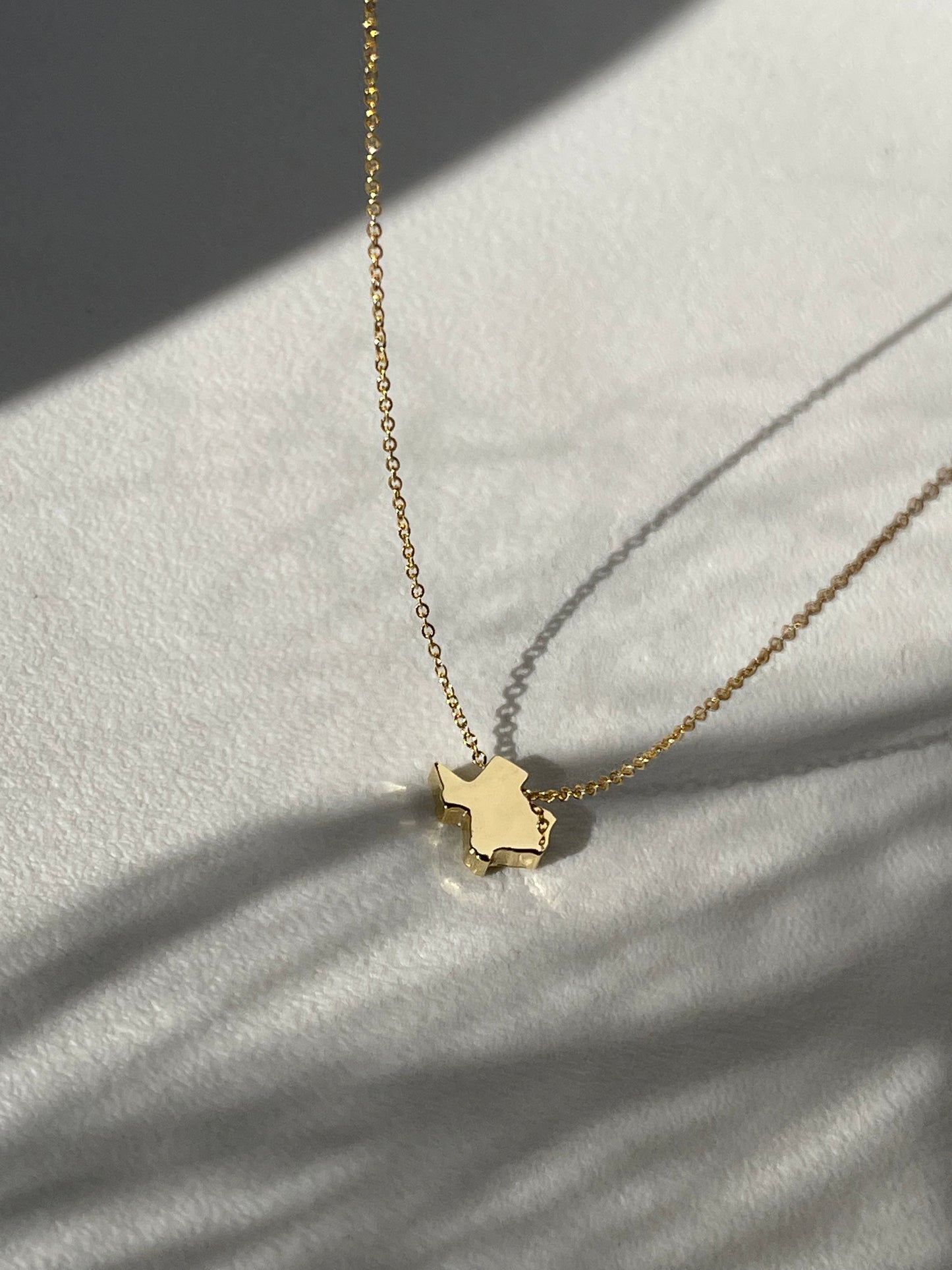 Maverick 14K Gold Dipped Texas Mini Mirror Statement Necklace In Gold