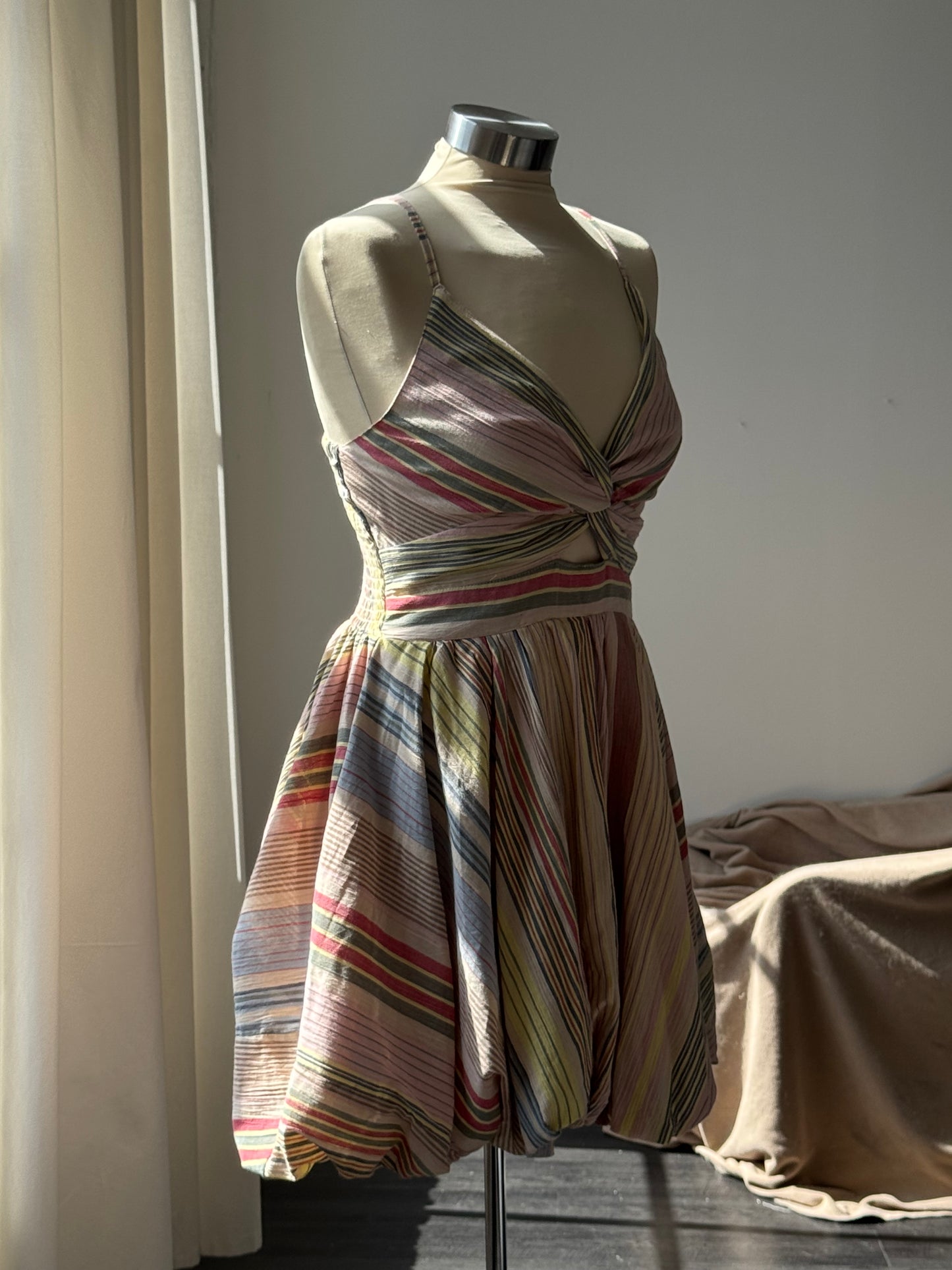 Jeanette Striped Cloud Dress