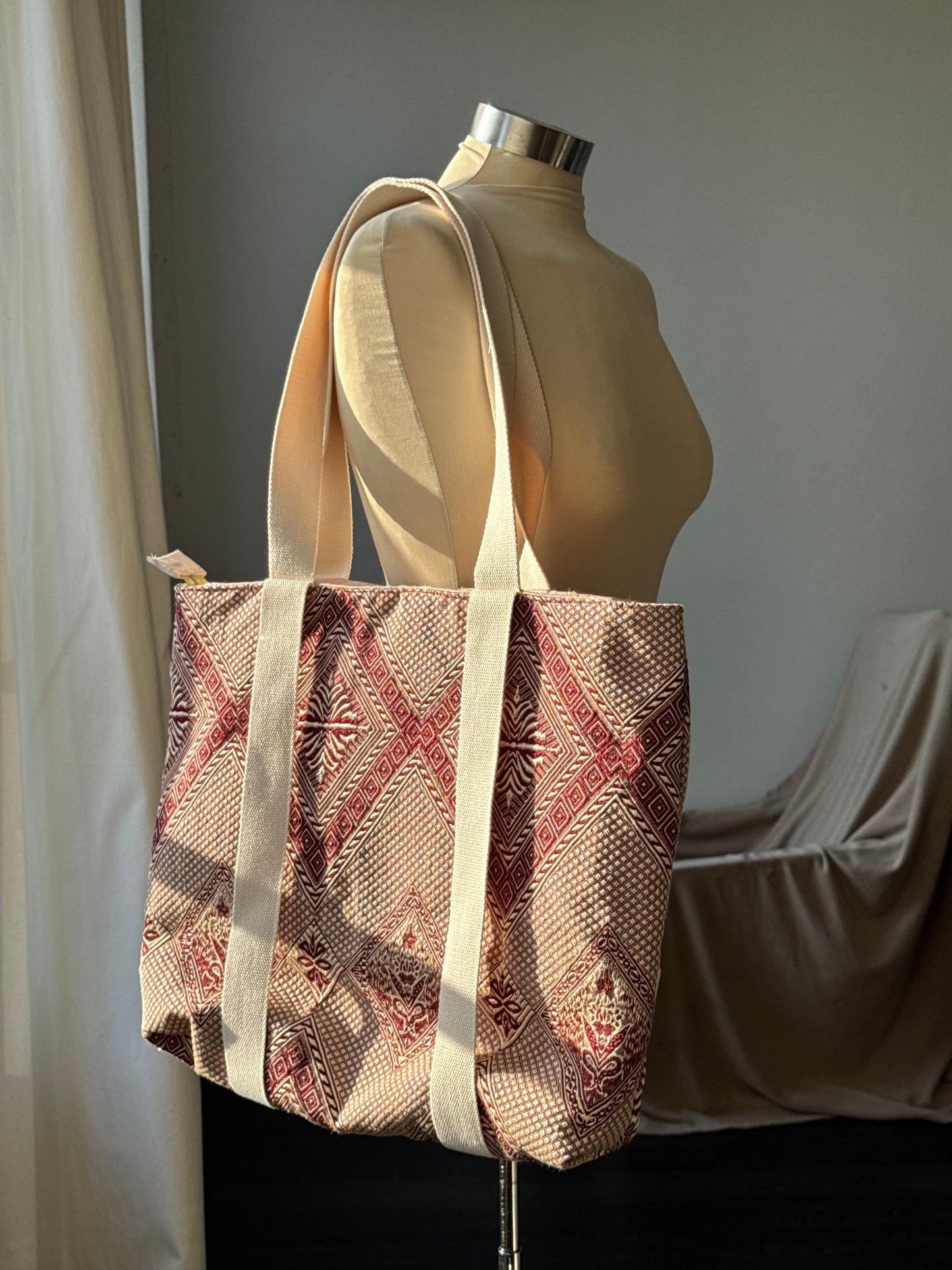 Manga Handcrafted Small Hat Holder Tote Bag