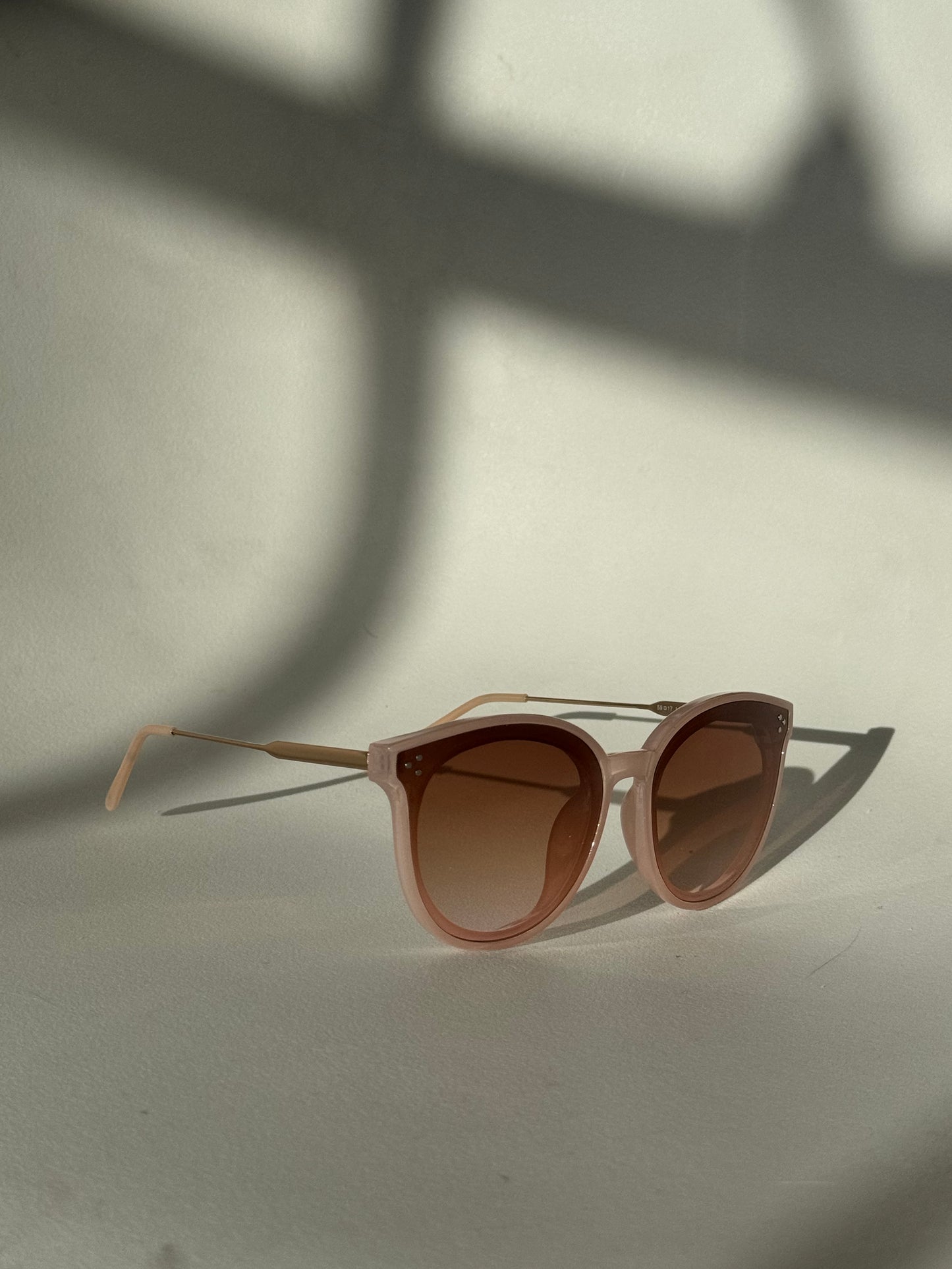 Priscilla Tri Sunglasses In Blush