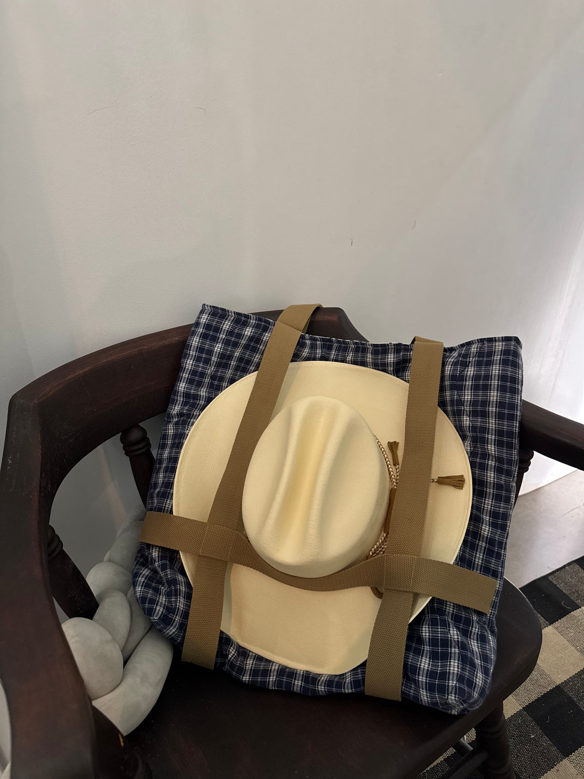 Haselden Handcrafted Hat Holder Tote Bag