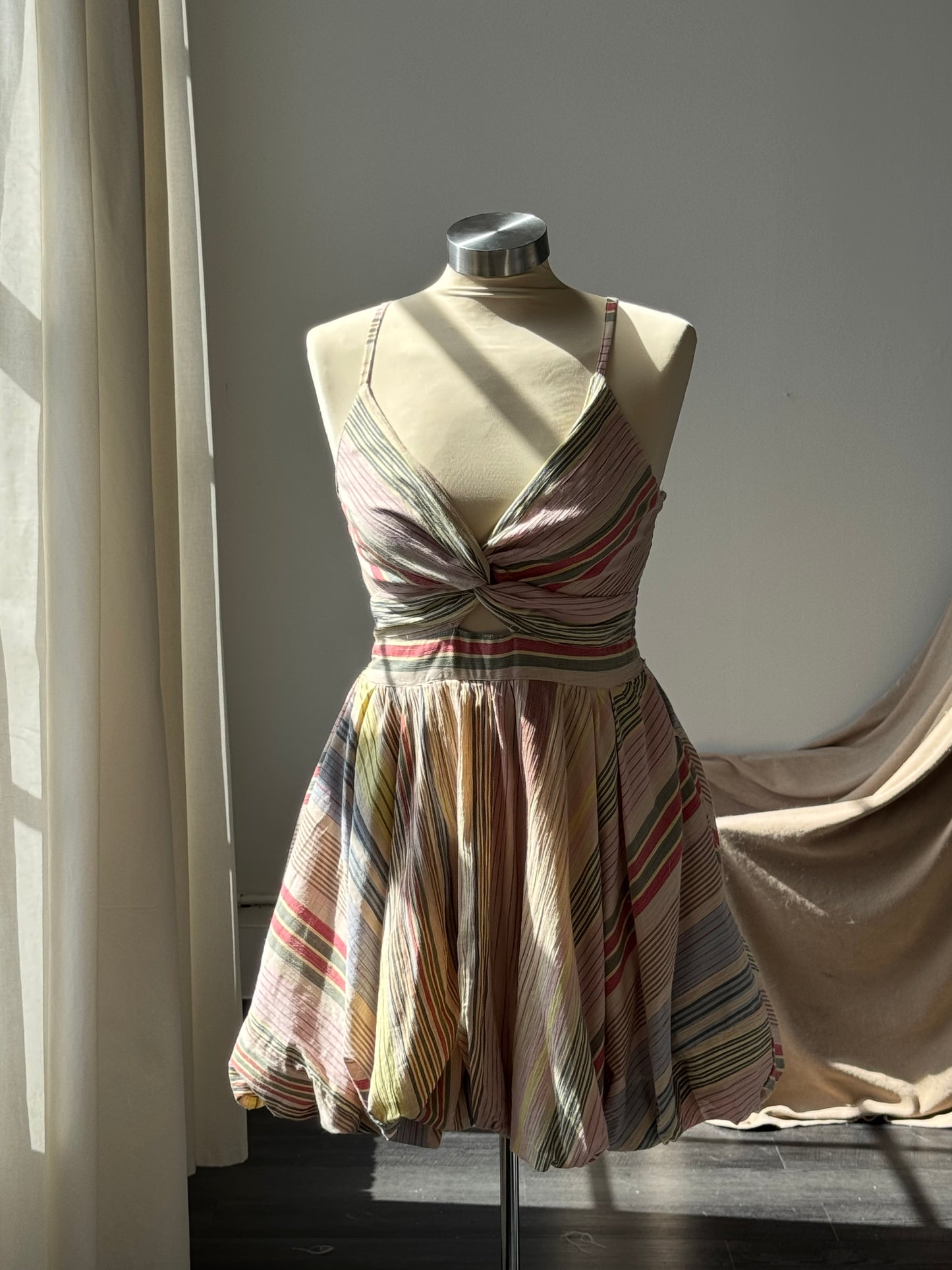 Jeanette Striped Cloud Dress