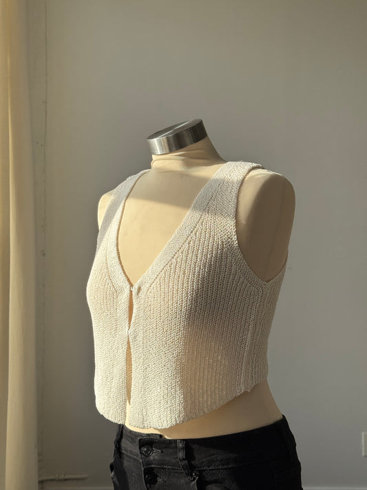 Reagan Vest In Ivory