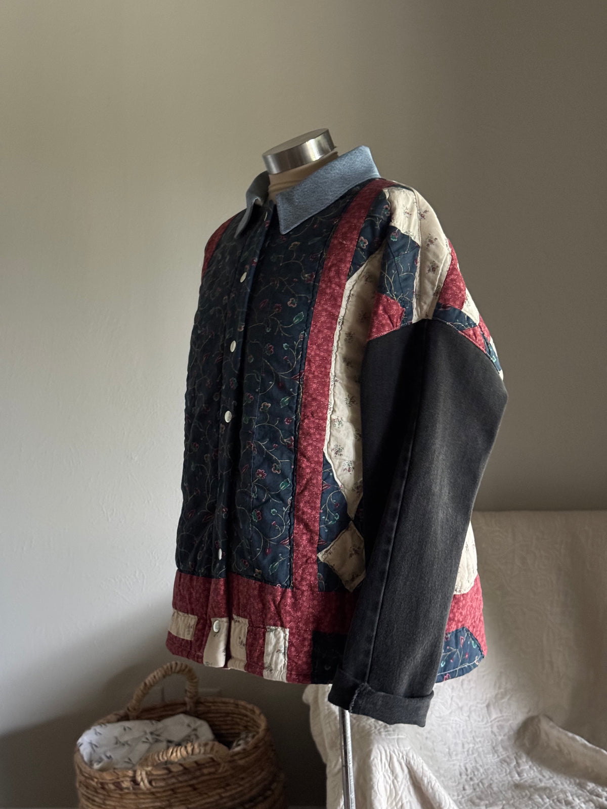 Joseph Handcrafted Vintage Quilt Jacket