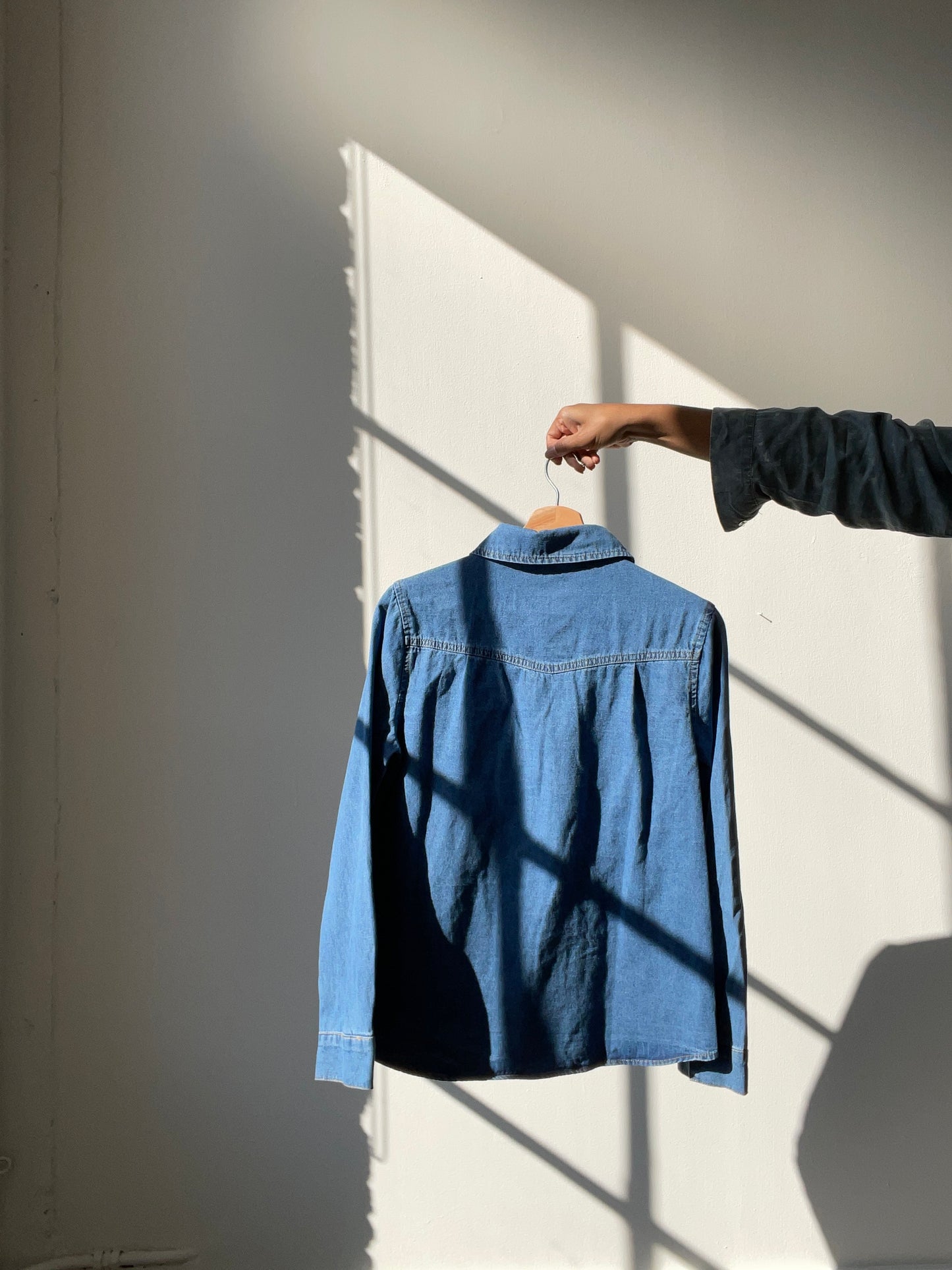 Cassidy Classic Long Sleeve Denim Button Down