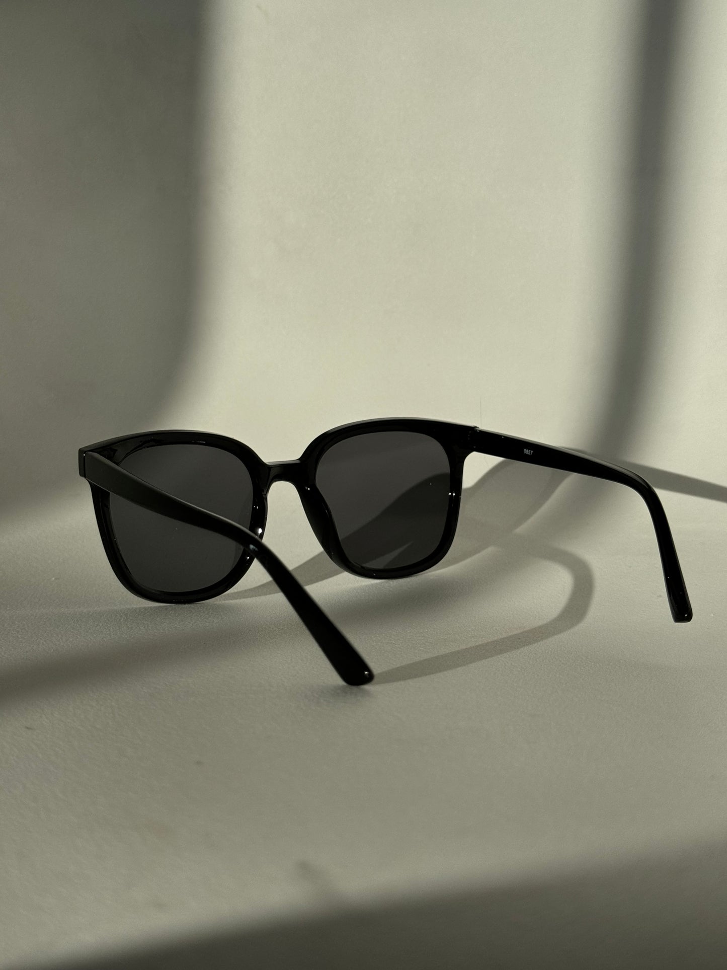 Dave Tri Stud Classic Sunglasses In Jet Black