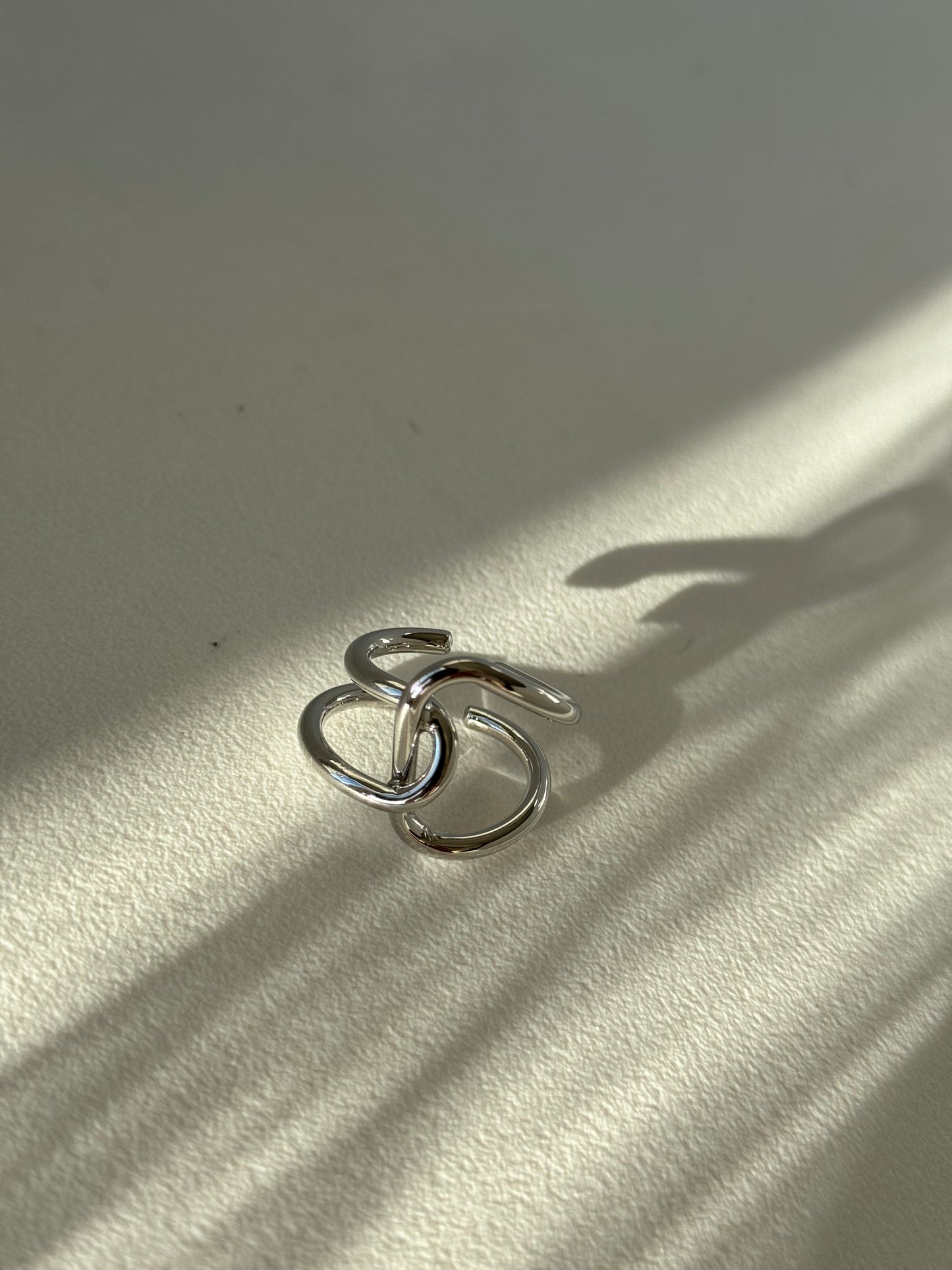 Fabian Infinity Ring In Silver