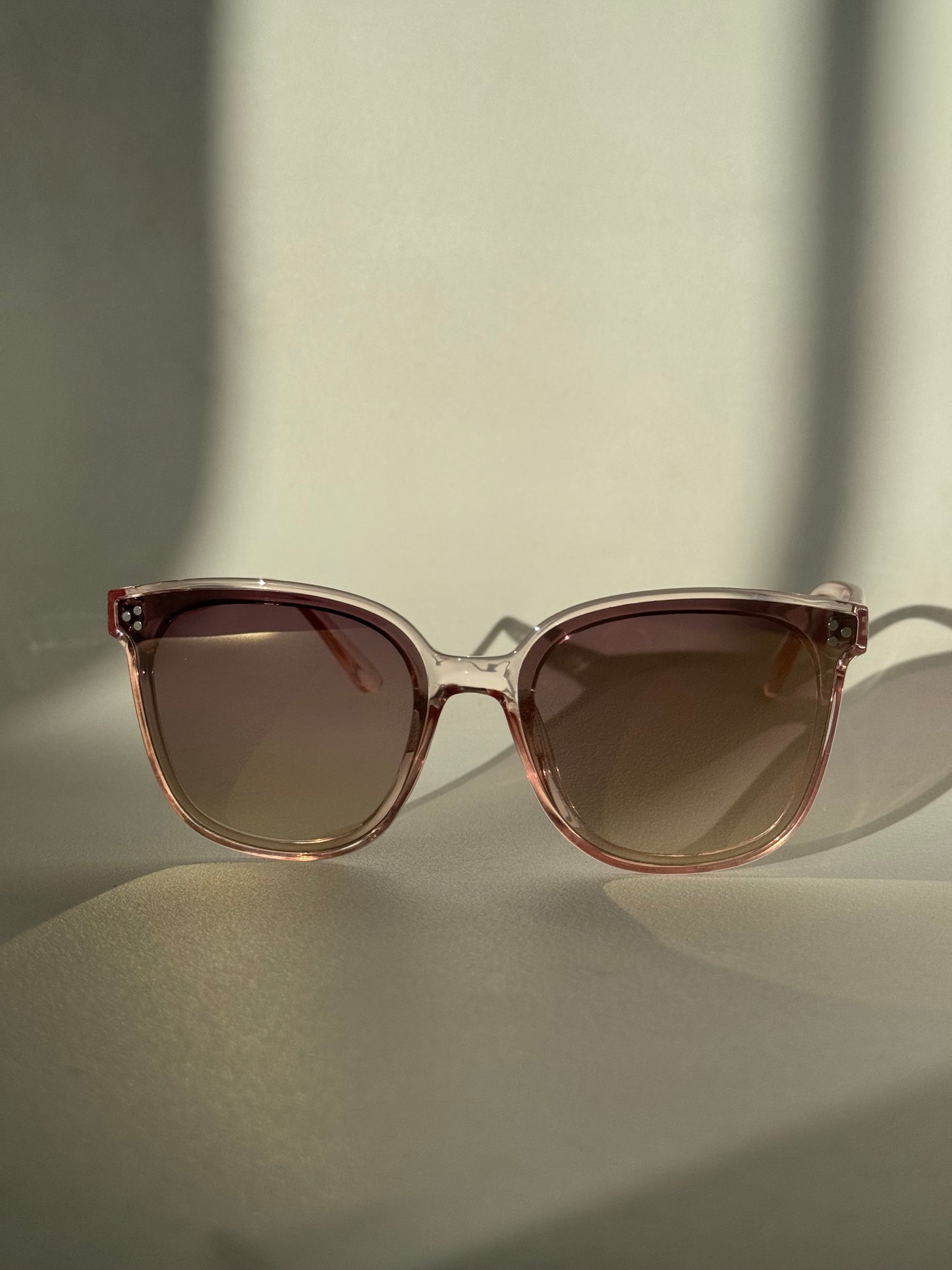 Dave Tri Stud Classic Sunglasses In Blush