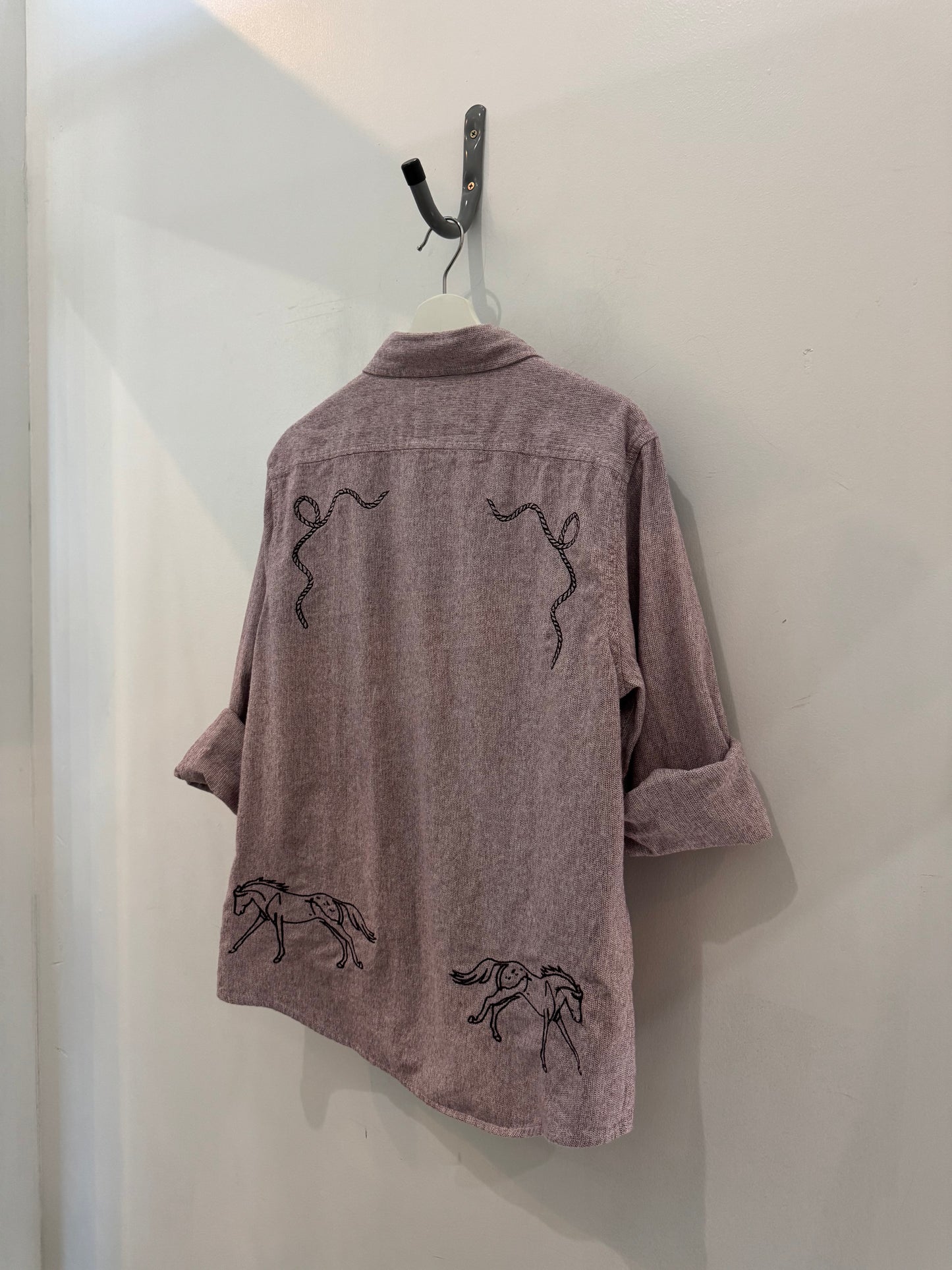 Jaxson Handcrafted Embroidered Button Down Shacket