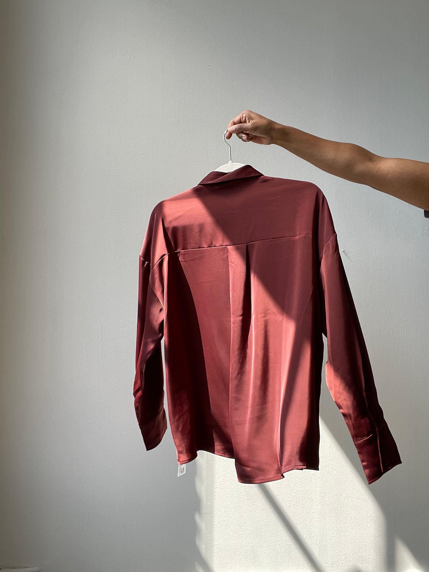 Lamesa Like Butter Button Down In Merlot