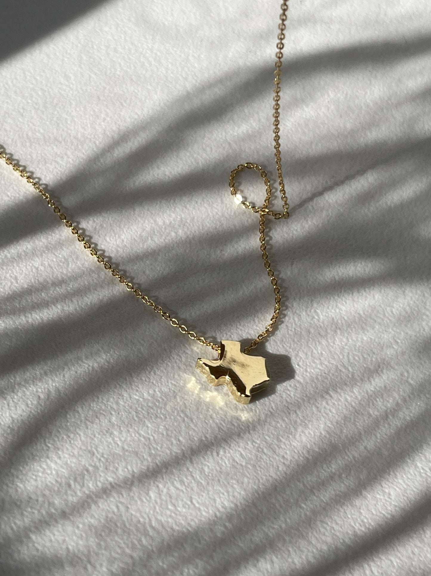 Maverick 14K Gold Dipped Texas Mini Mirror Statement Necklace In Gold