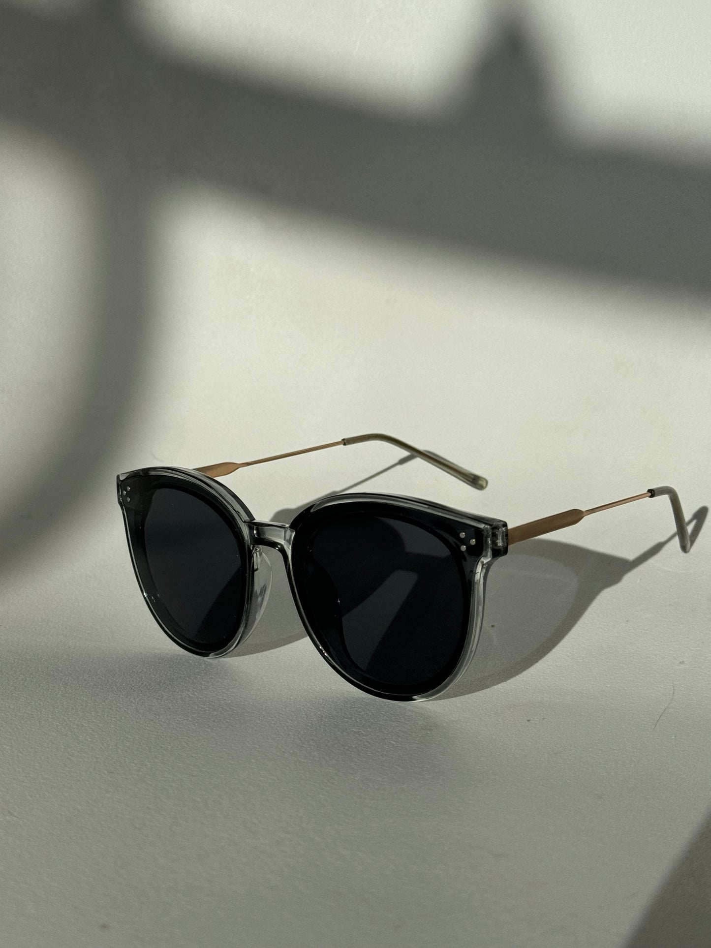 Priscilla Tri Stud Sunglasses In Smoke