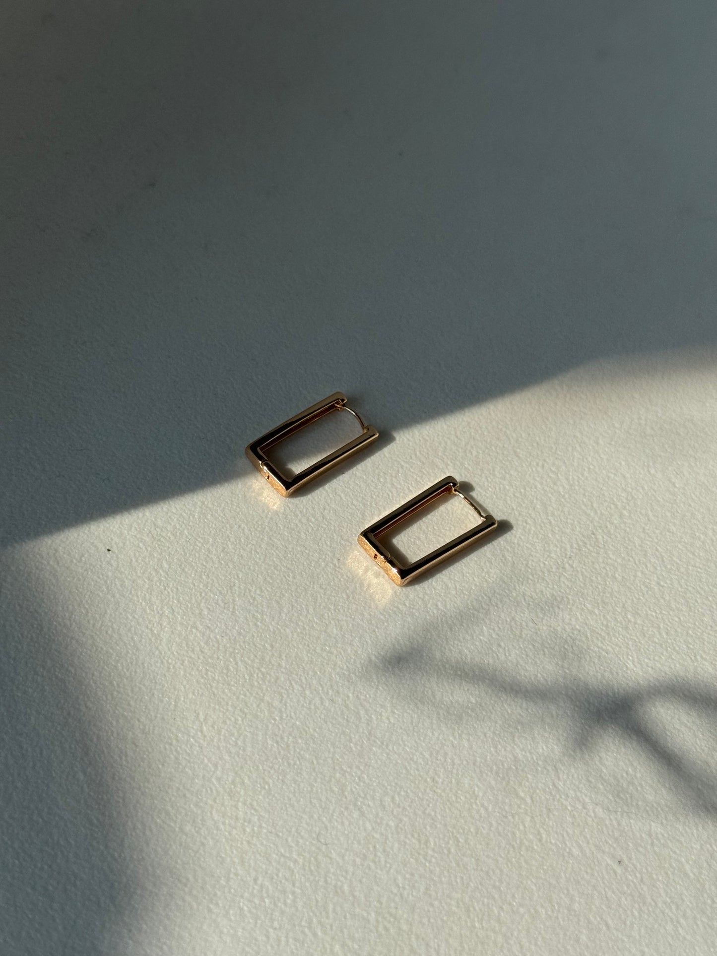 Ricky’s Rectangle Hug Hoop Earring In Gold