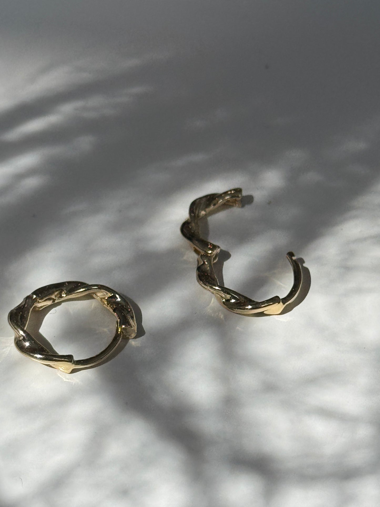 Devon Classic Twist Plated Mini Hug Hoop Earring In Gold