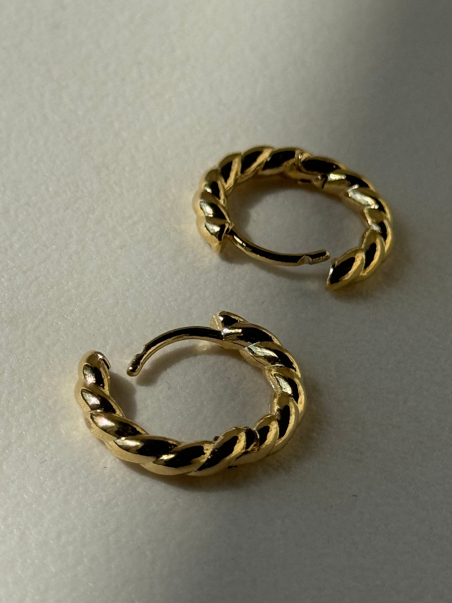 Cooper Classic Crescent Hug Hoop Earring In Gold