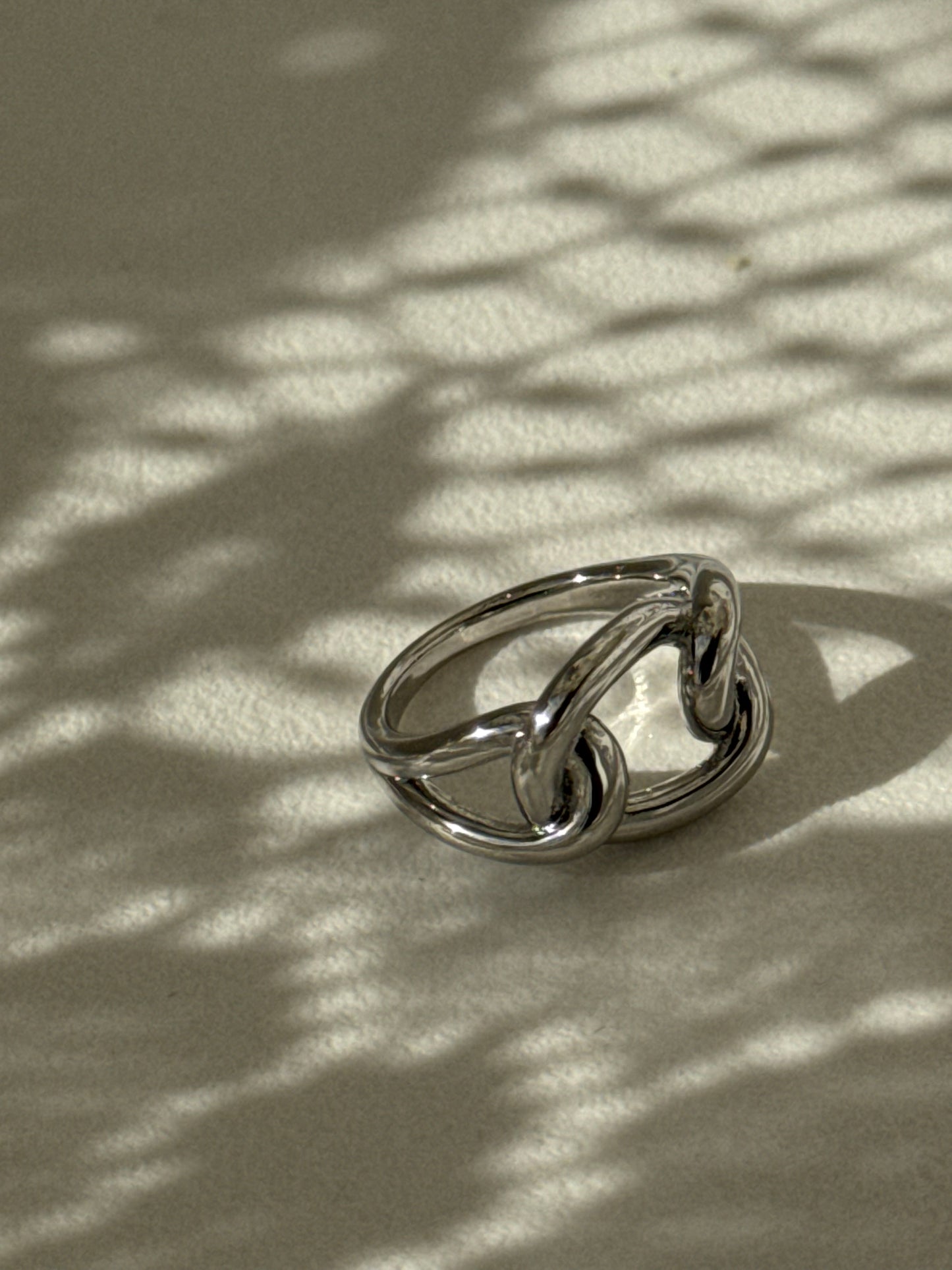 Paul Classic Single Link Ring In Silver