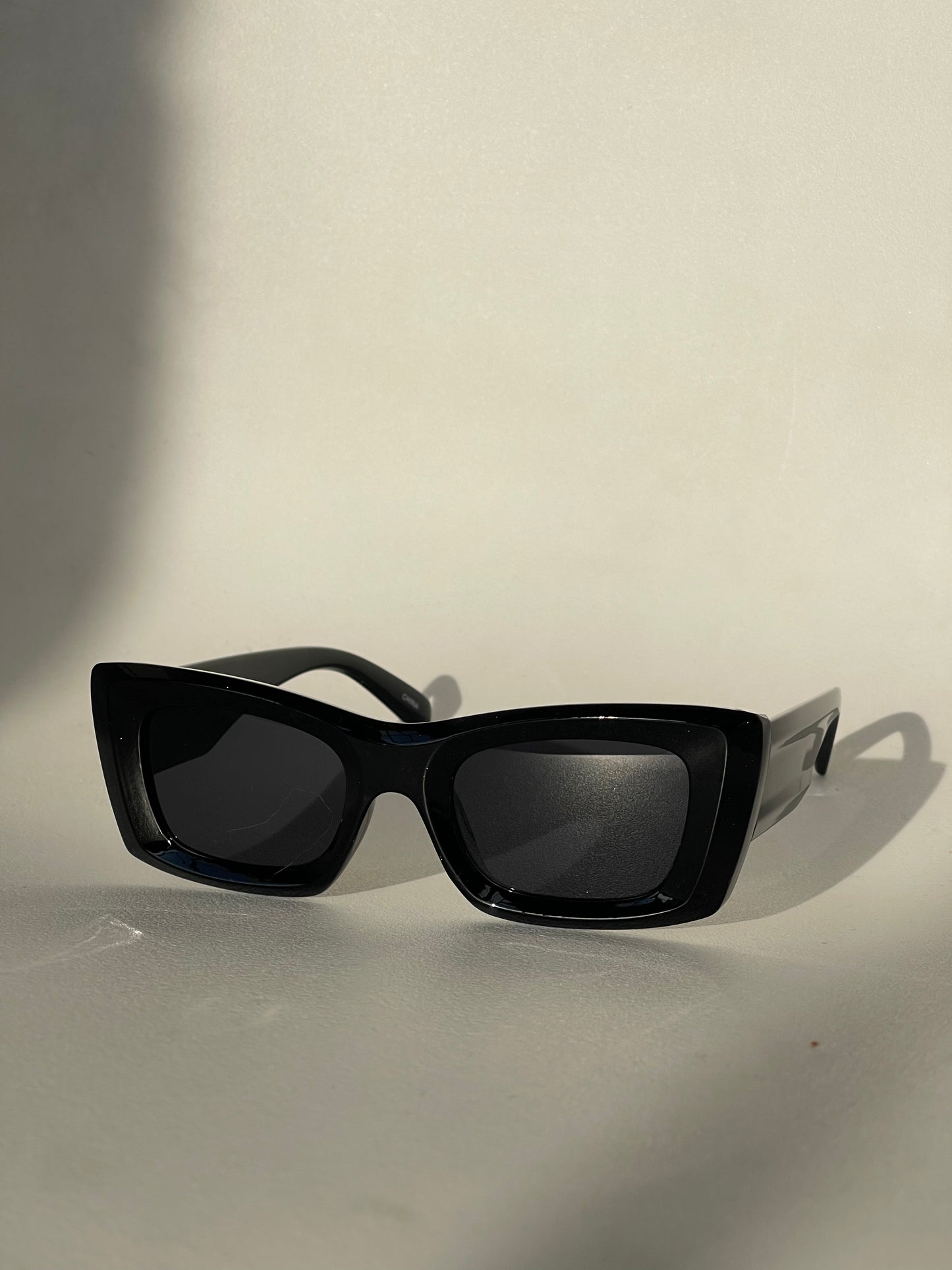 Paisley Retro Cut Sunglasses In Black
