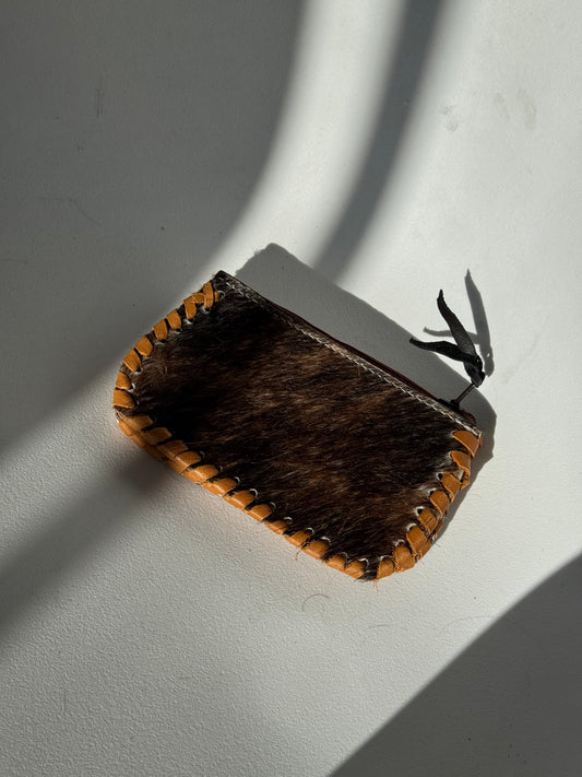 Able Artisan Genuine Leather Wallet Pouch In Cowhide