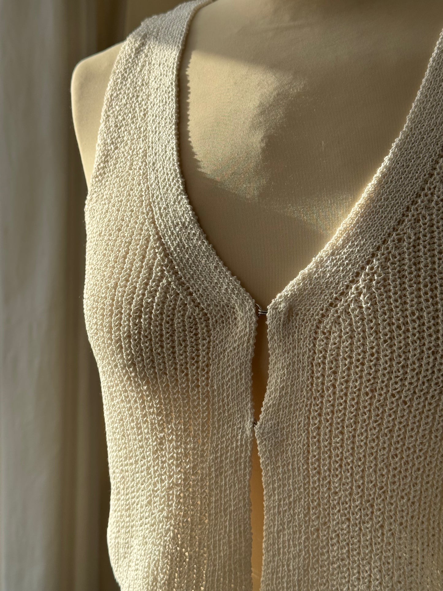 Reagan Vest In Ivory