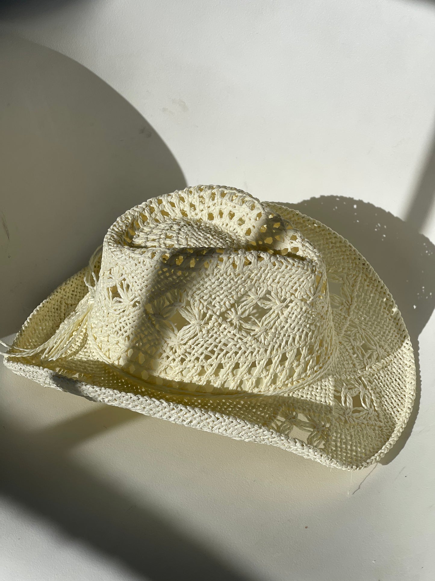 Addison Handmade Summer Cowboy Hat In Ivory