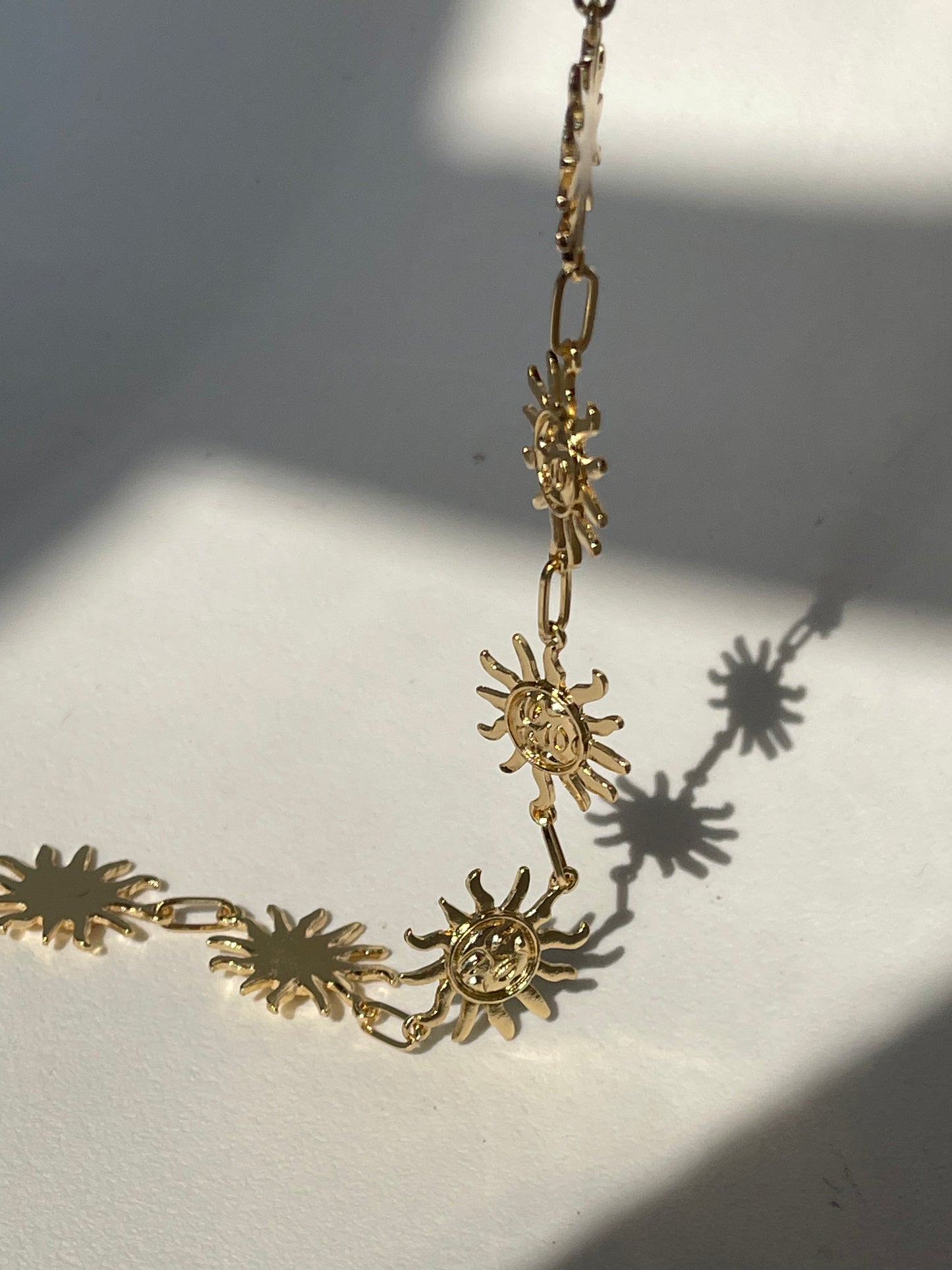 Texas Sun Chain Belt In Gold