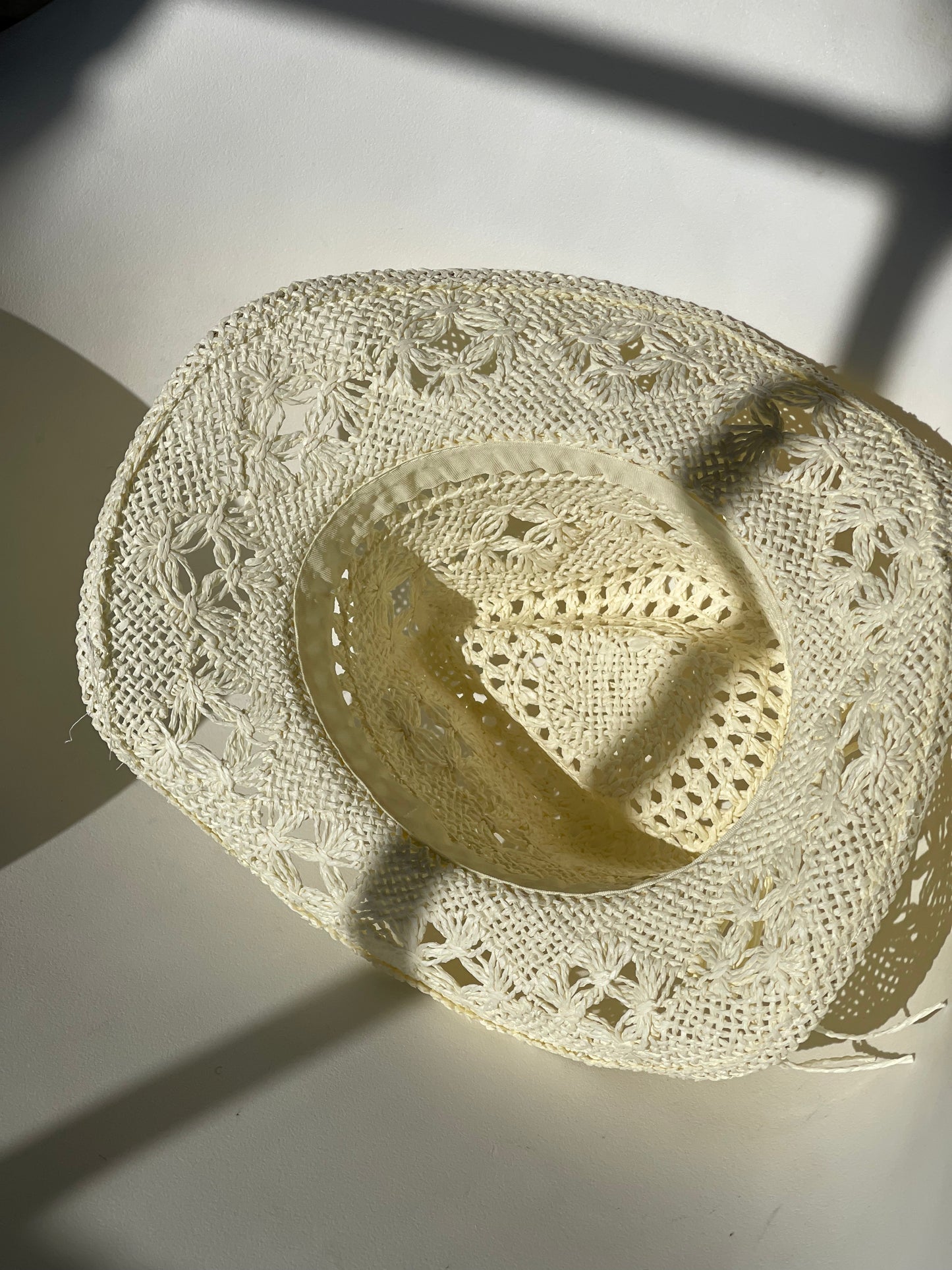 Addison Handmade Summer Cowboy Hat In Ivory