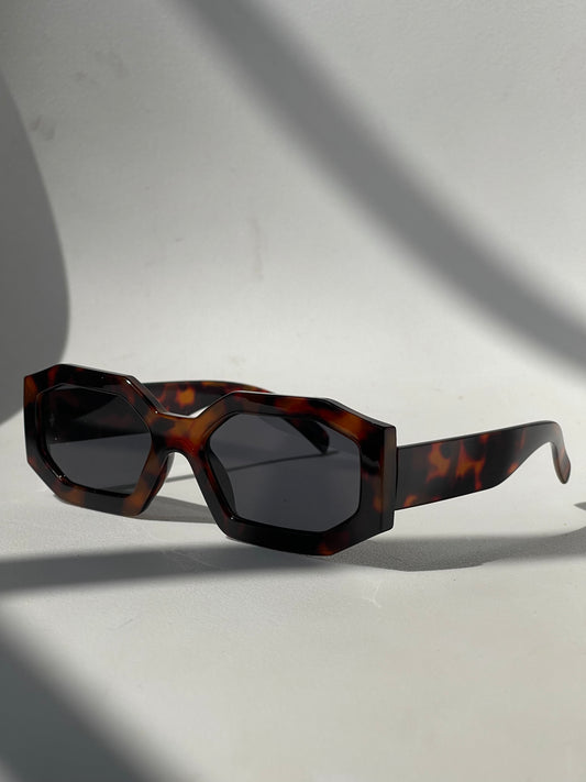 Tracy Retro 80s Style Sunglasses In Tortoise