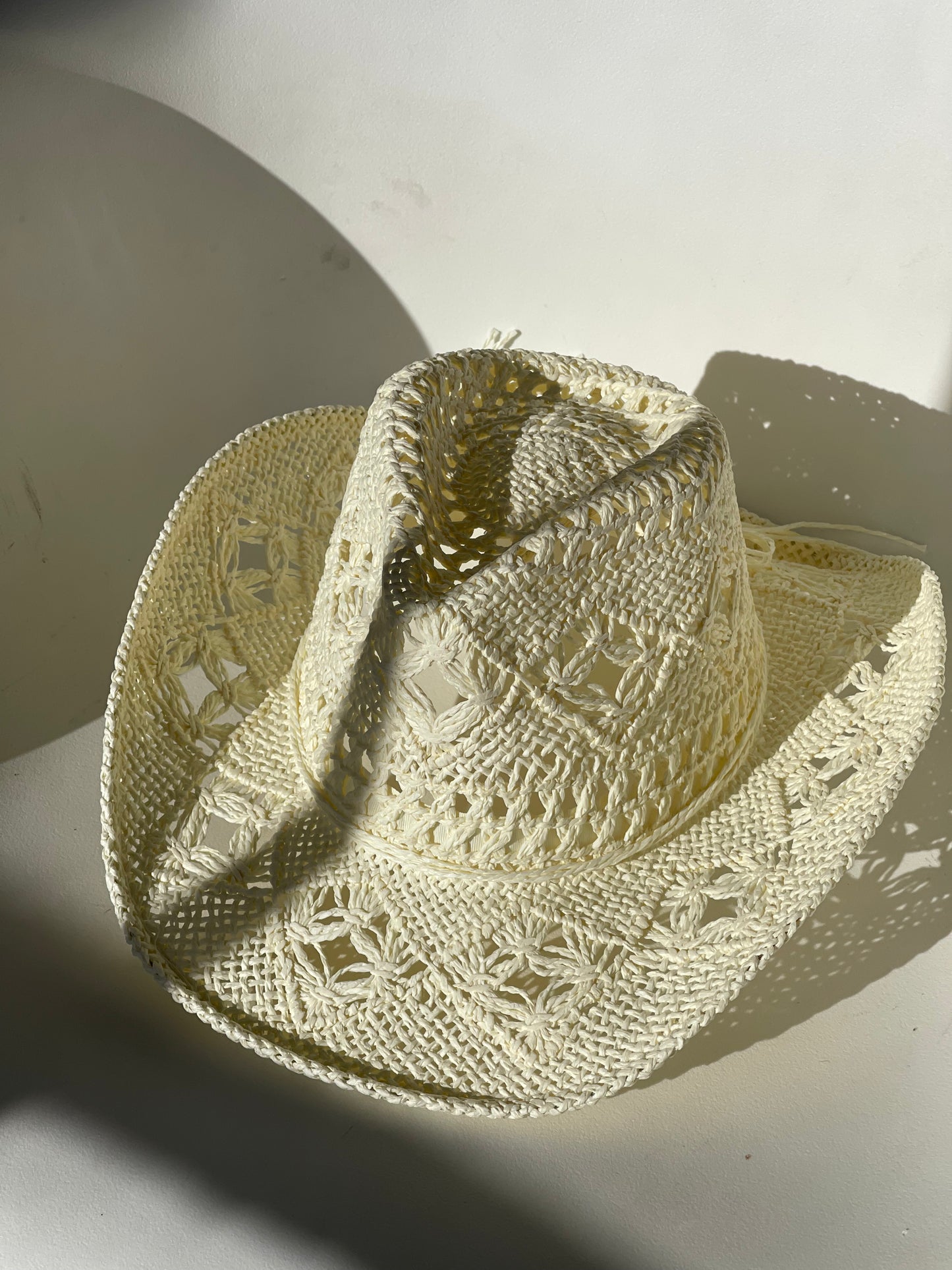 Addison Handmade Summer Cowboy Hat In Ivory