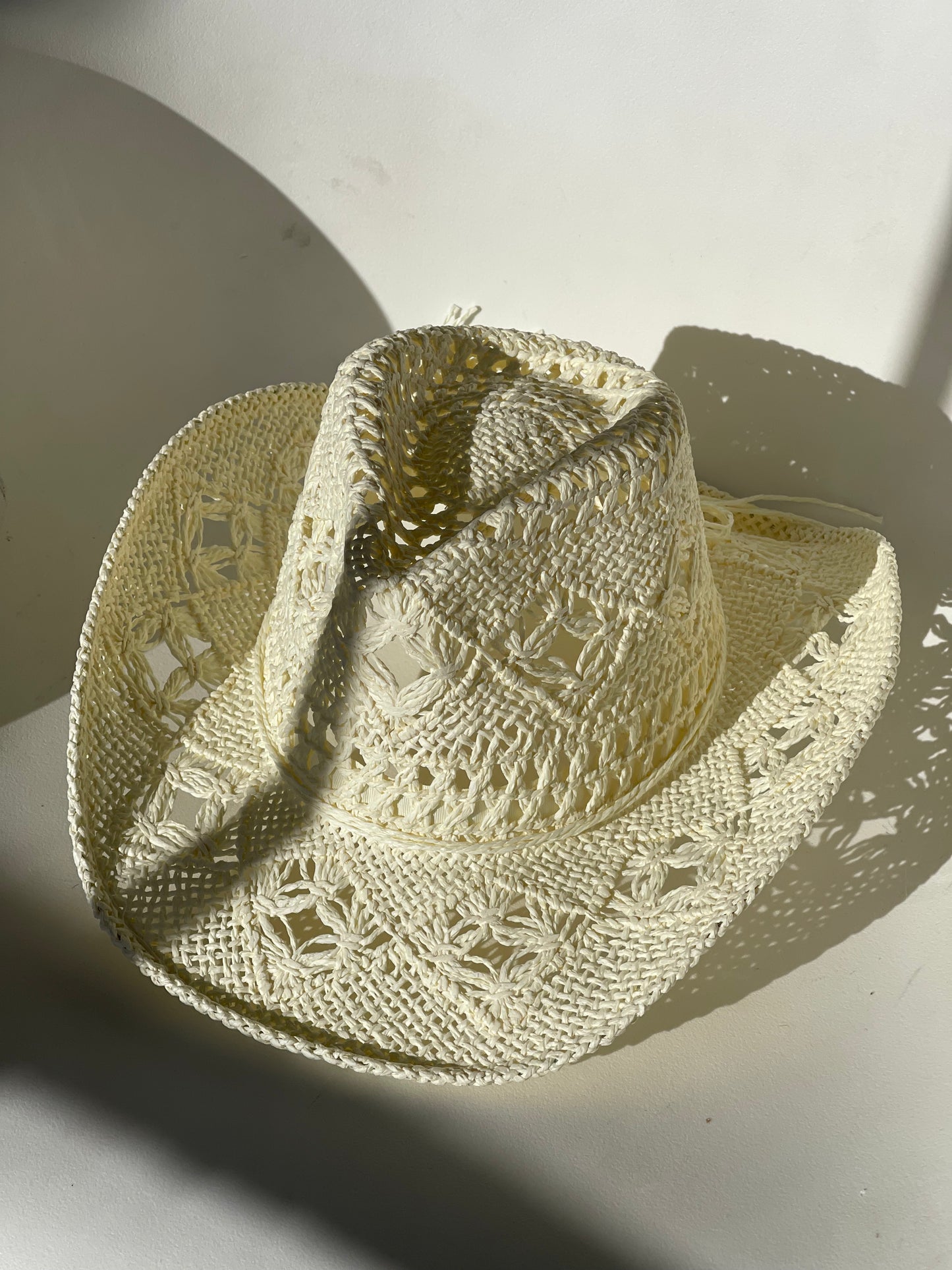 Addison Handmade Summer Cowboy Hat In Ivory