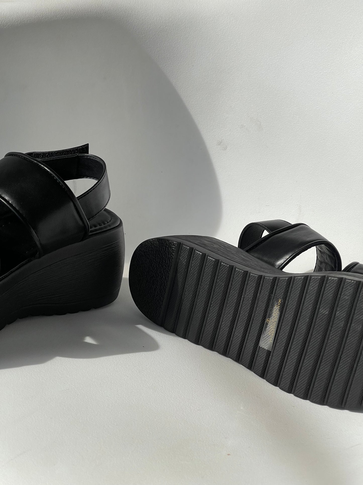 Padre Platform Summer Sandal In Black