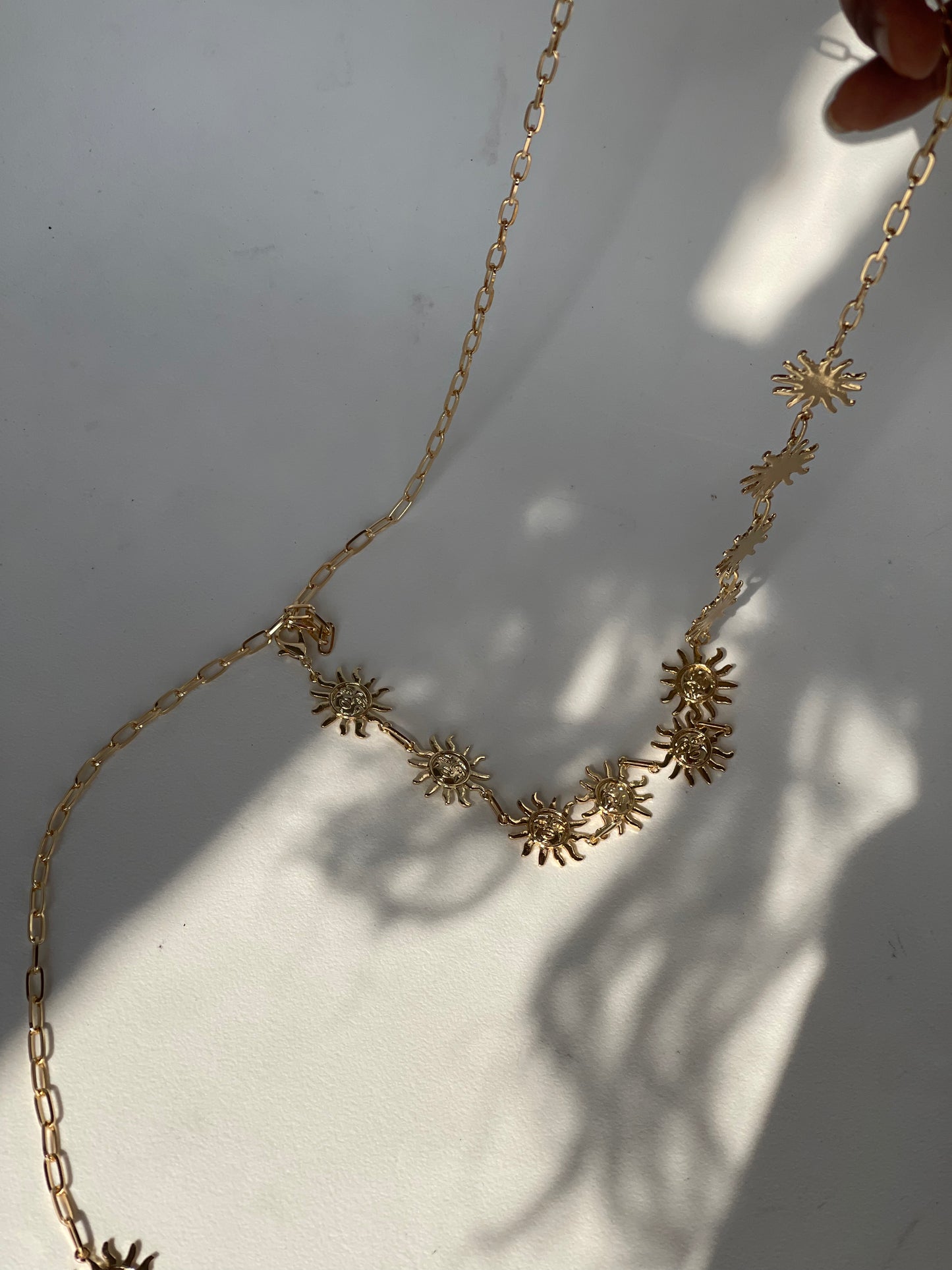 Texas Sun Chain Belt In Gold