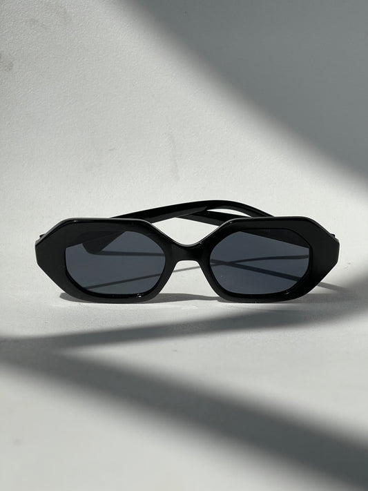 Kelsey Retro 80s Style Sunglasses In Black