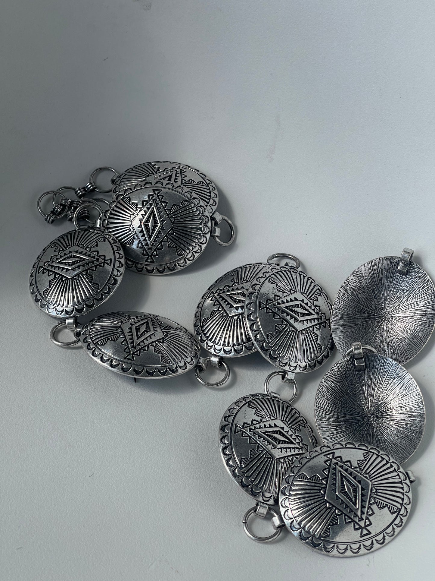 Denton Metal Chain Belt In Silver