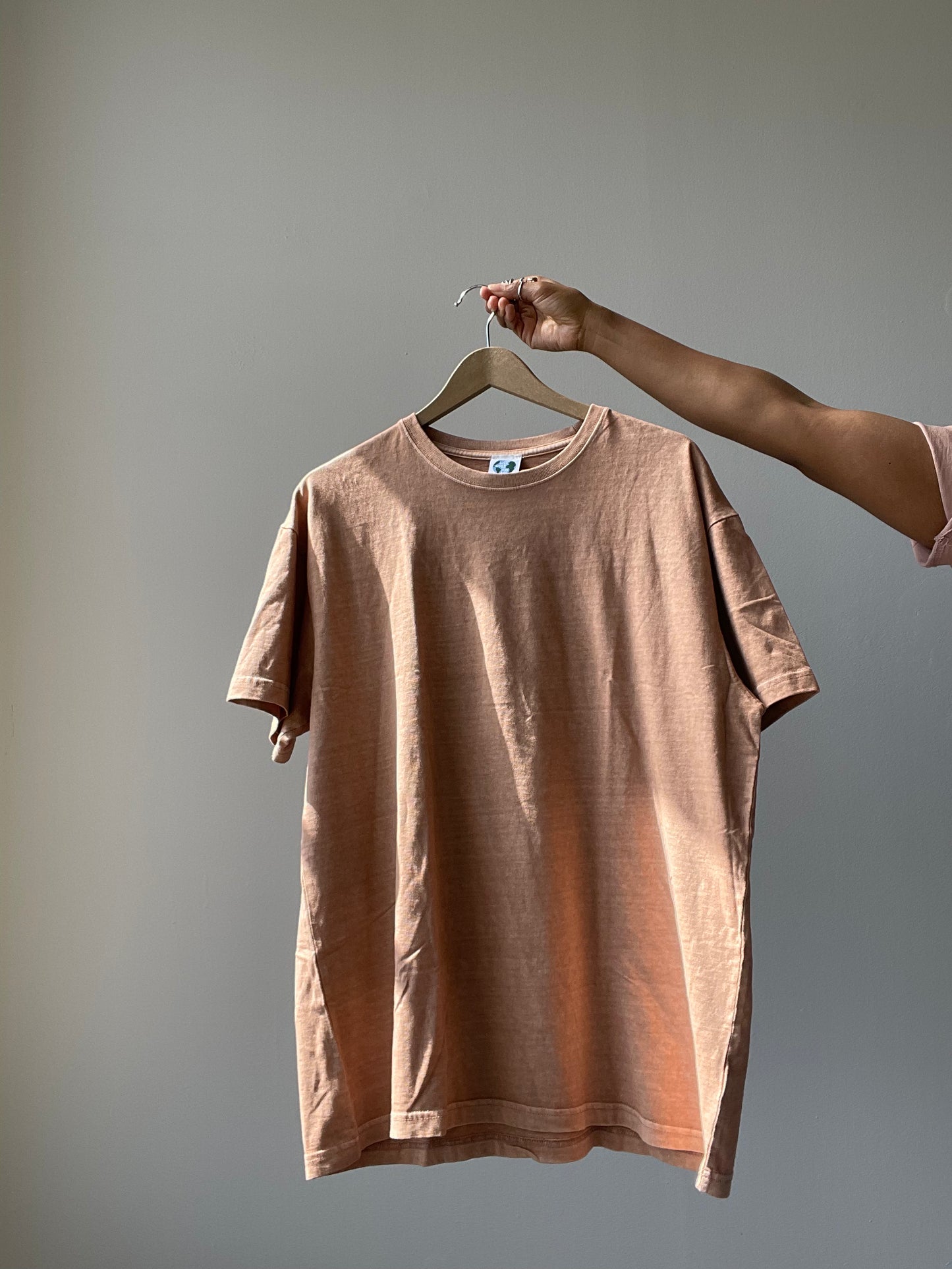 Angels Organic Cotton Oversized Tee In Acid Sand