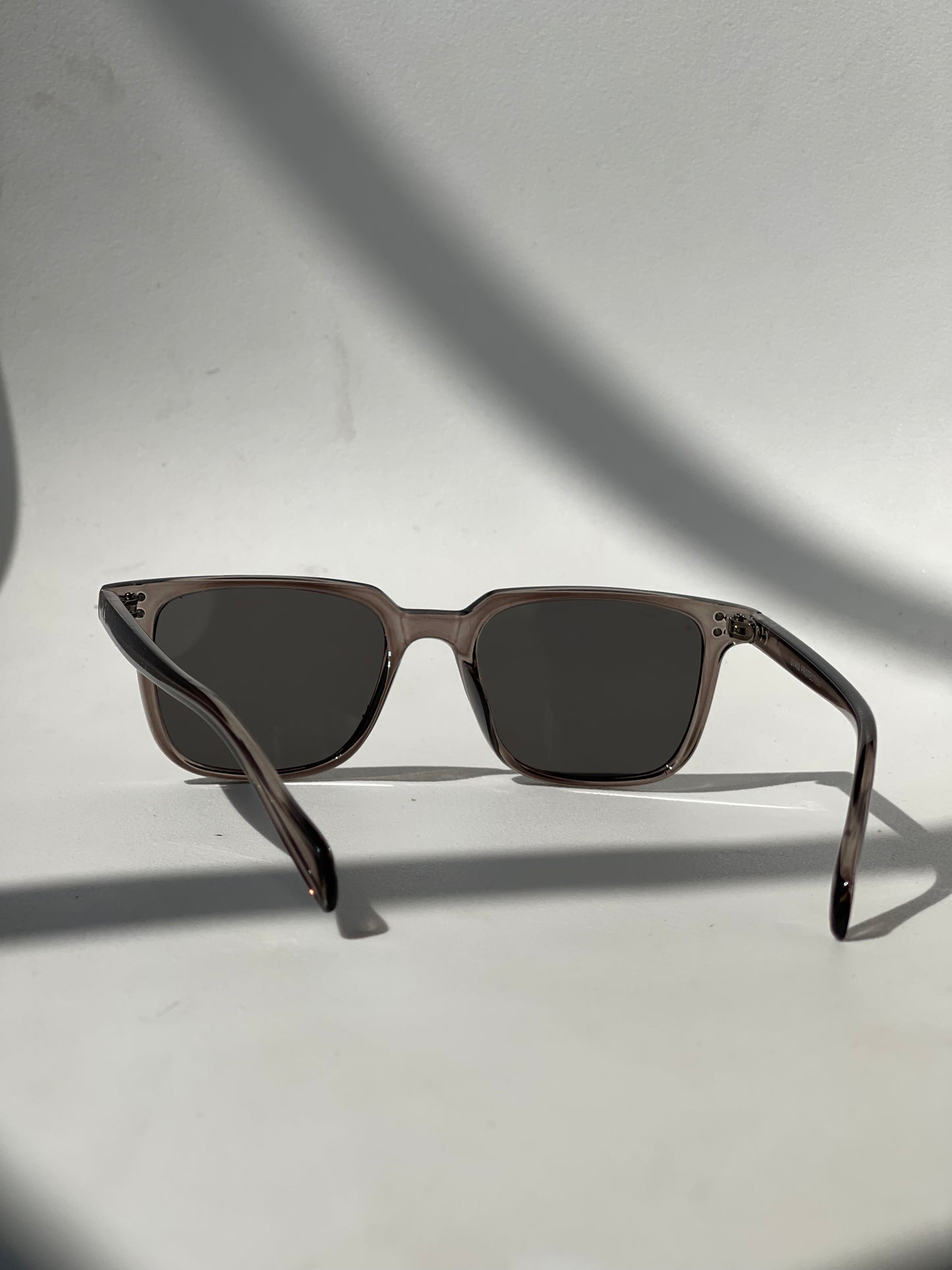 Katie Classic 80s Style Sunglasses In Grey