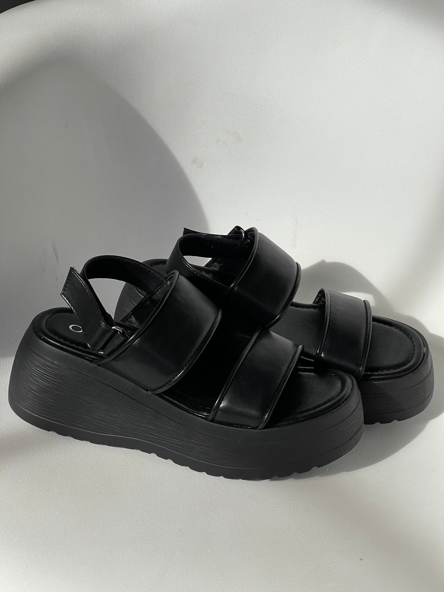Padre Platform Summer Sandal In Black